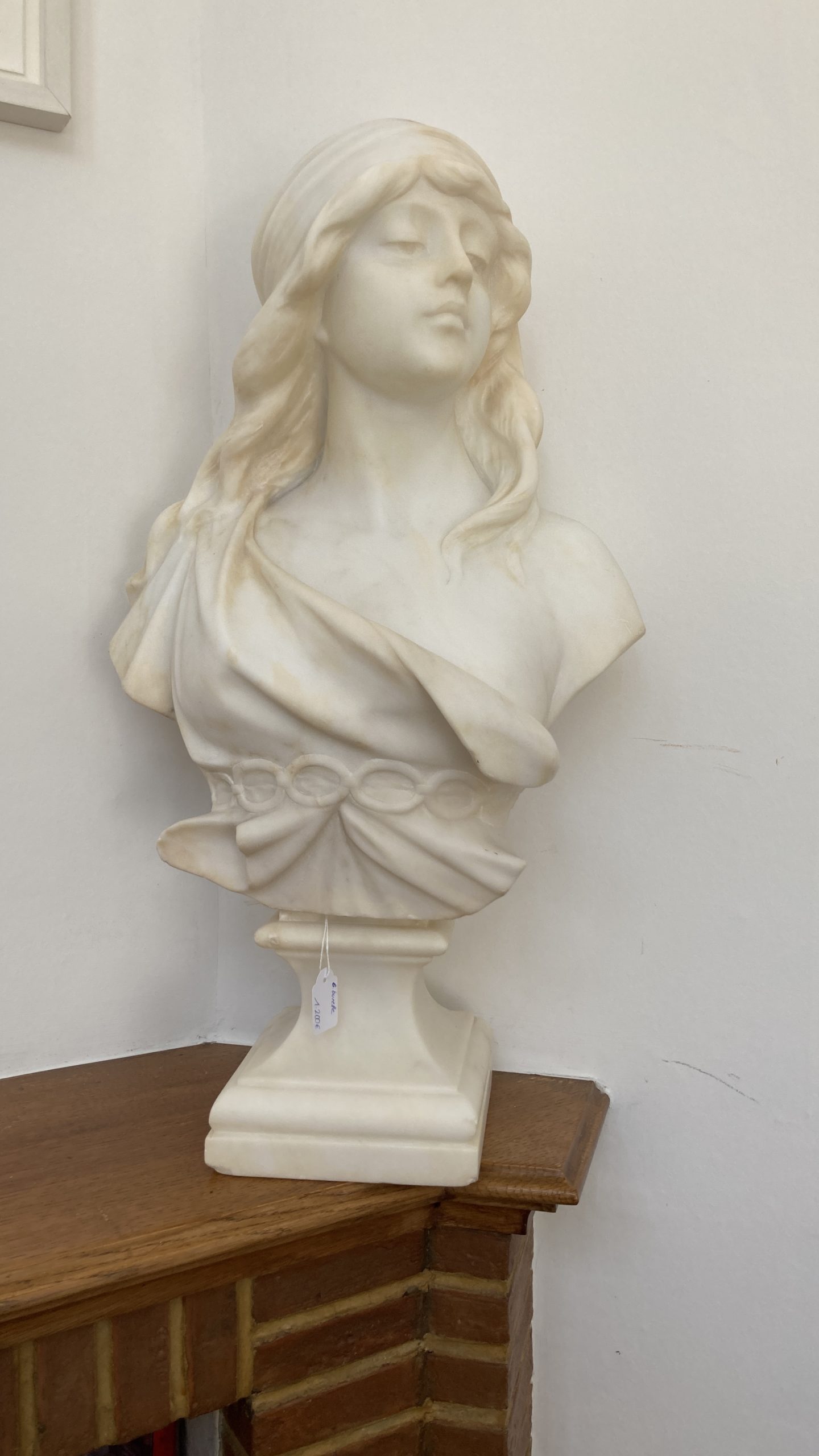 Sculpture-buste-en-marbre-blanc-signé-cipriani-aurore-Morisse-Chestret-5-3