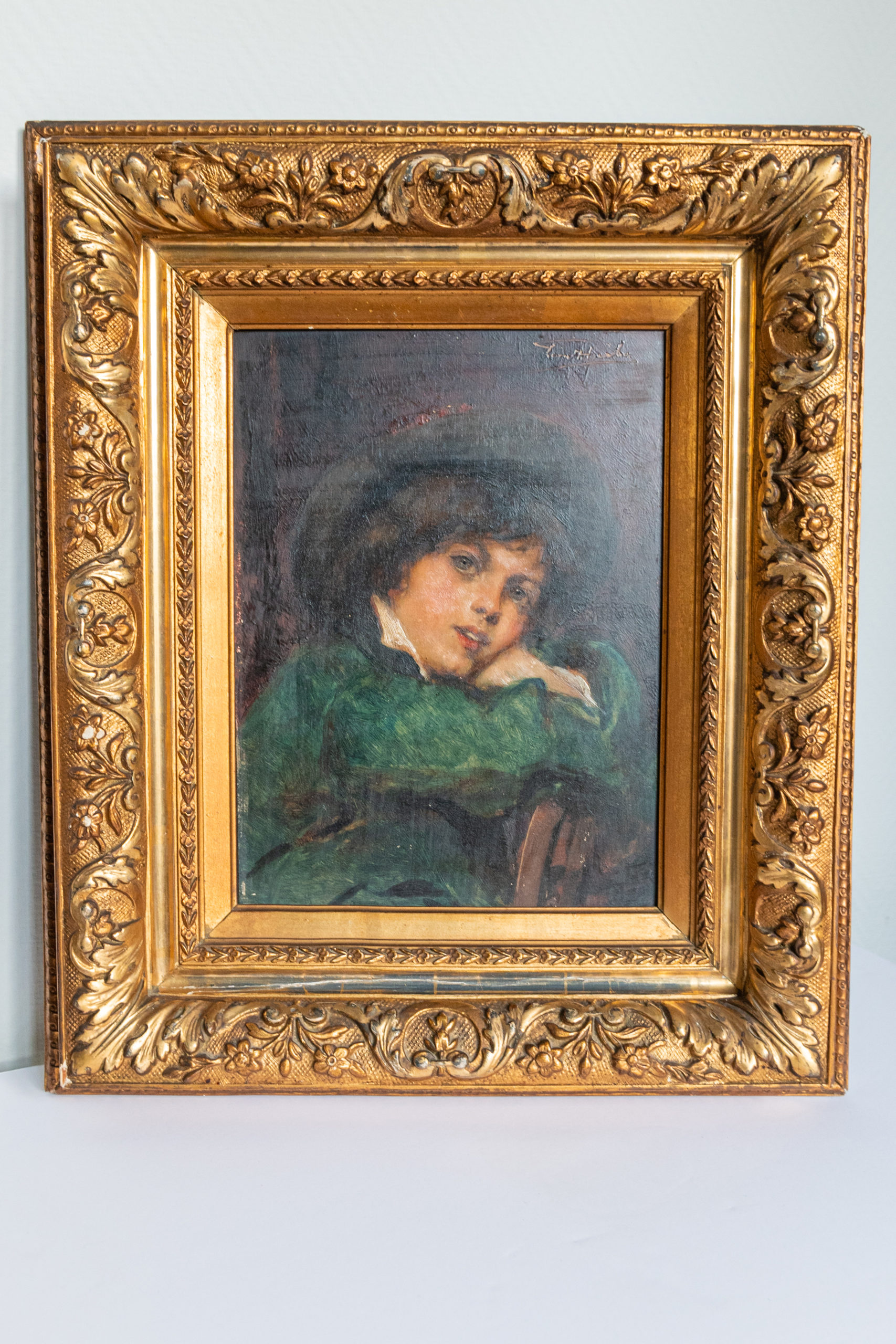 Leon-herbo-peinture-XIXe-jeune-garcon-portrait-panneau-aurore-morisse-antiquaire-marchand-art-expertise-liège-affaire-conclue1