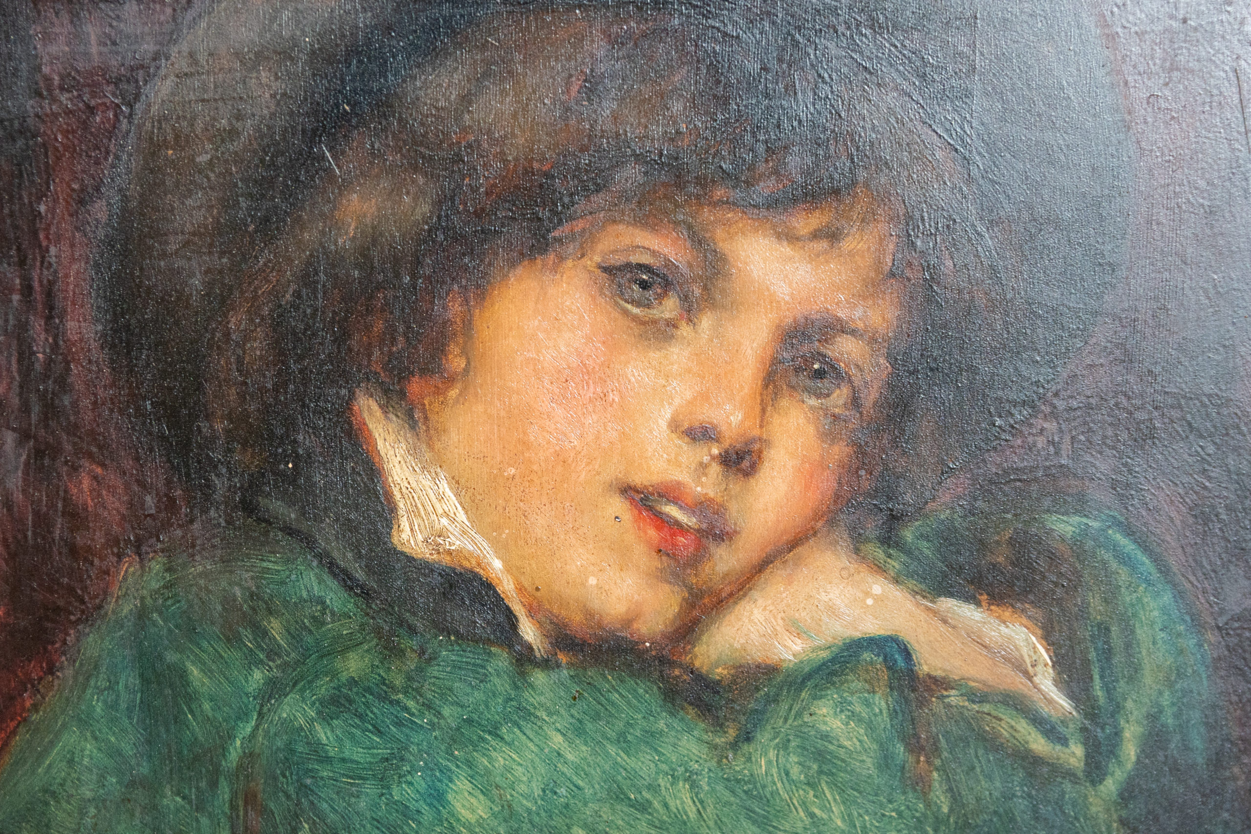 Leon-herbo-peinture-XIXe-jeune-garcon-portrait-panneau-aurore-morisse-antiquaire-marchand-art-expertise-liège-affaire-conclue4
