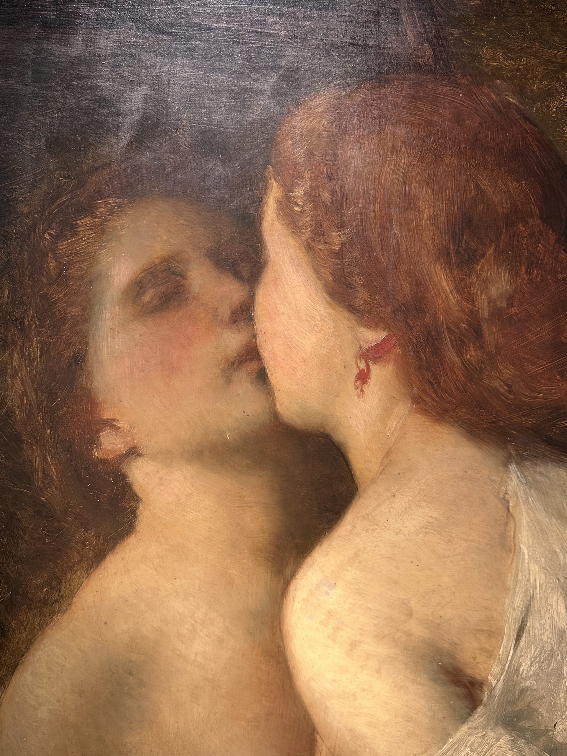 Joseph-Van-Lerius-ecole-begle-XIXe-romantisme-peinture-tableau-le-baiser-aurore-morisse-affaire-conclue-liege-paris-7