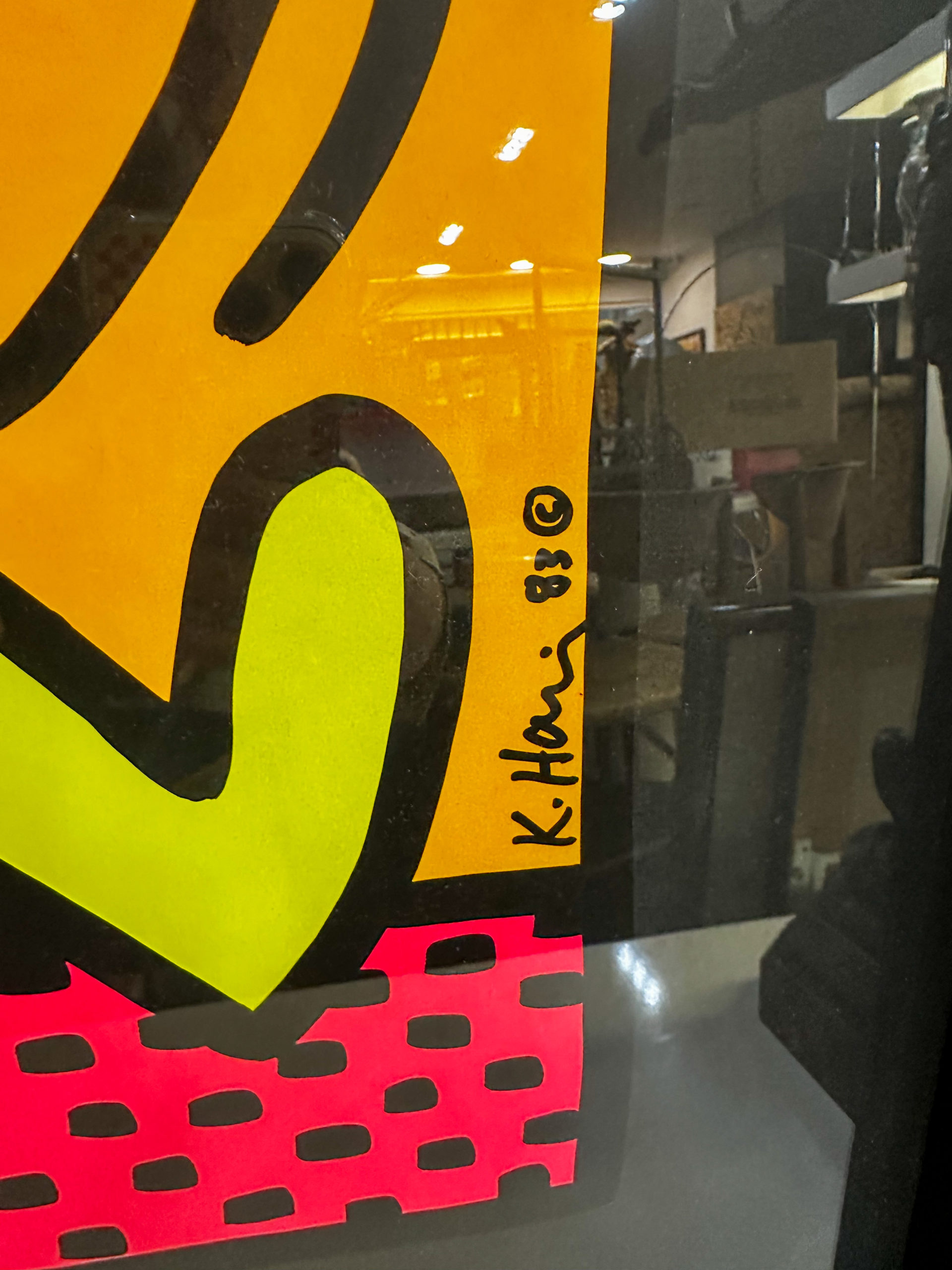 IMG_8421aurore-morisse-affaire-conclue-keith-harring-lithographie-street-art-américain-contemporain-moderne-décoration-sérigraphie-collectionneur-investissement
