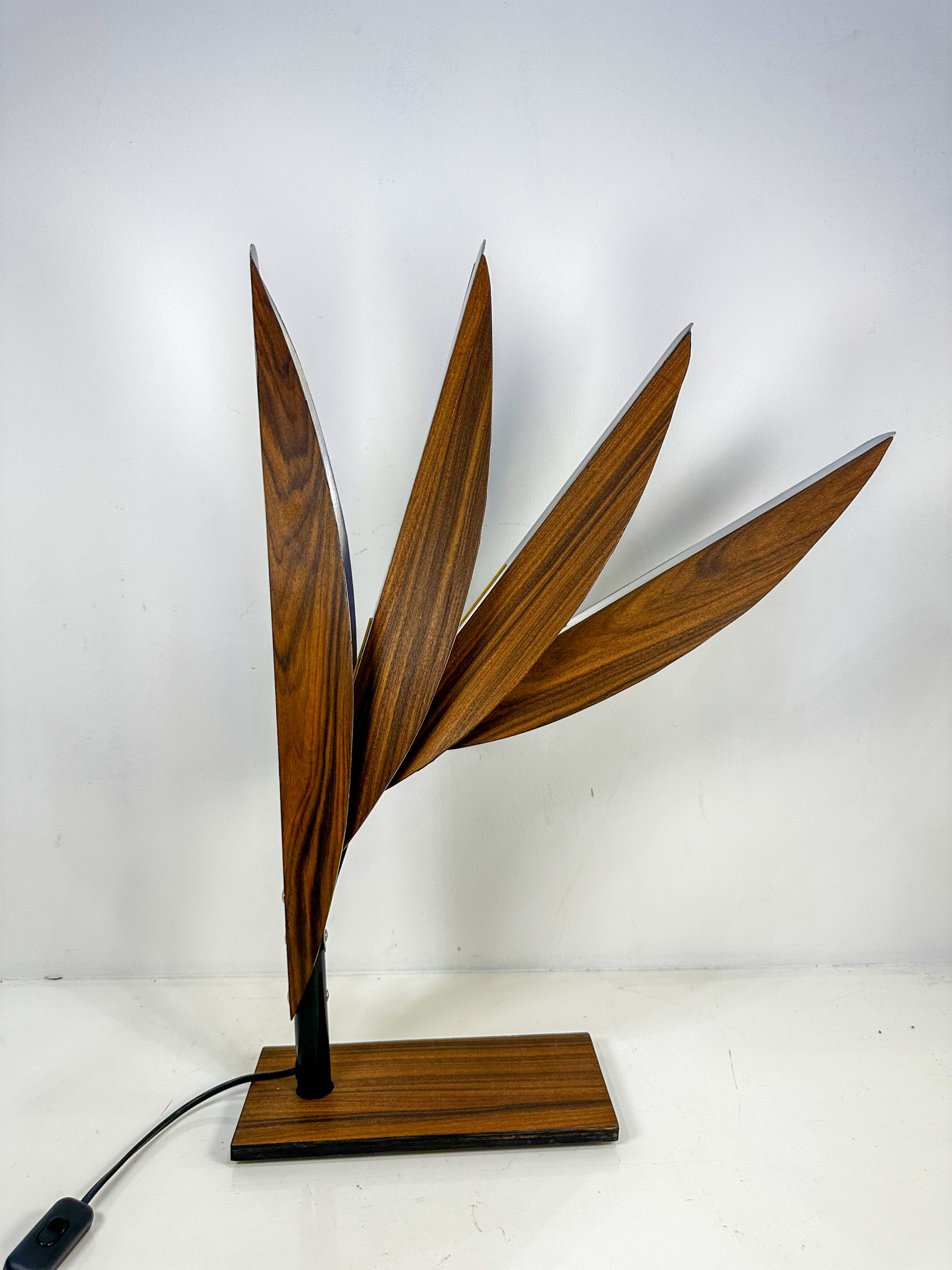 Lampe• Palissandre et aluminium