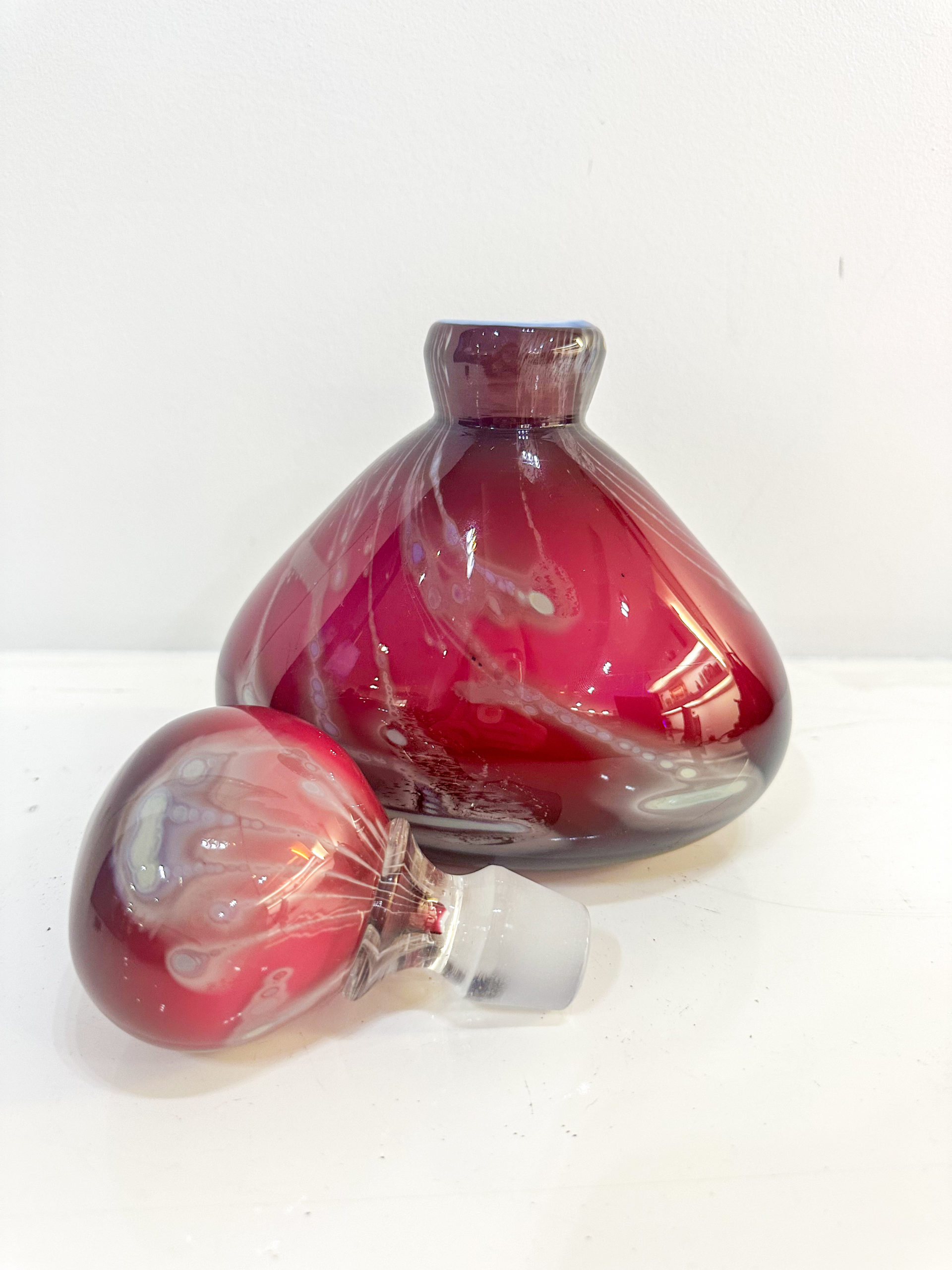 IMG_0294aurore morisse affaire conclue louis leloup verrerie carafe boisson val saint lambert liège belgique 20e siècle décoration collectionneur occasion