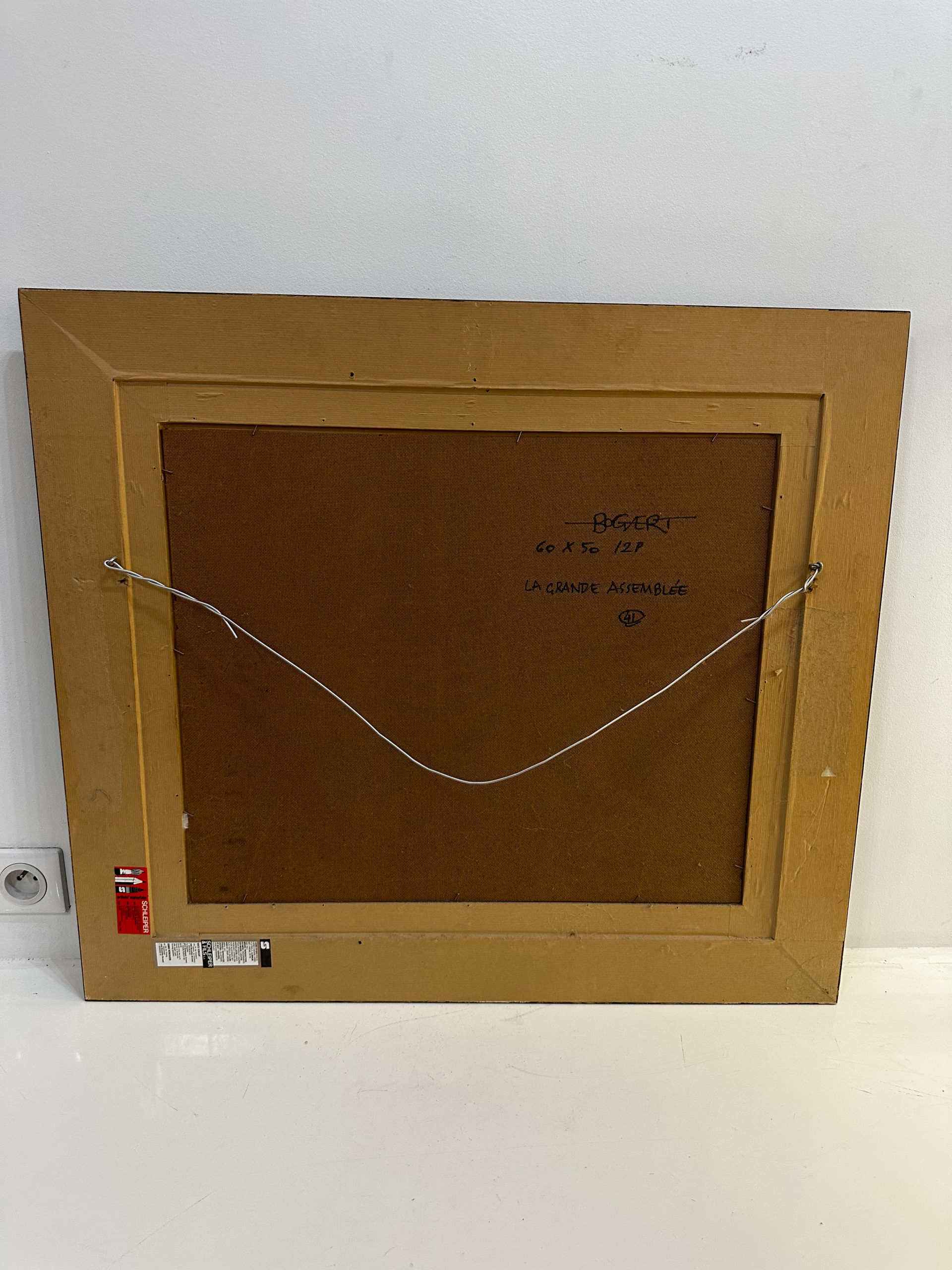 IMG_0384aurore morisse affaire conclue gaston bogaert tableau symbolisme surréalisme belge 20e siècle décoration collectionneur investissement huile sur toile