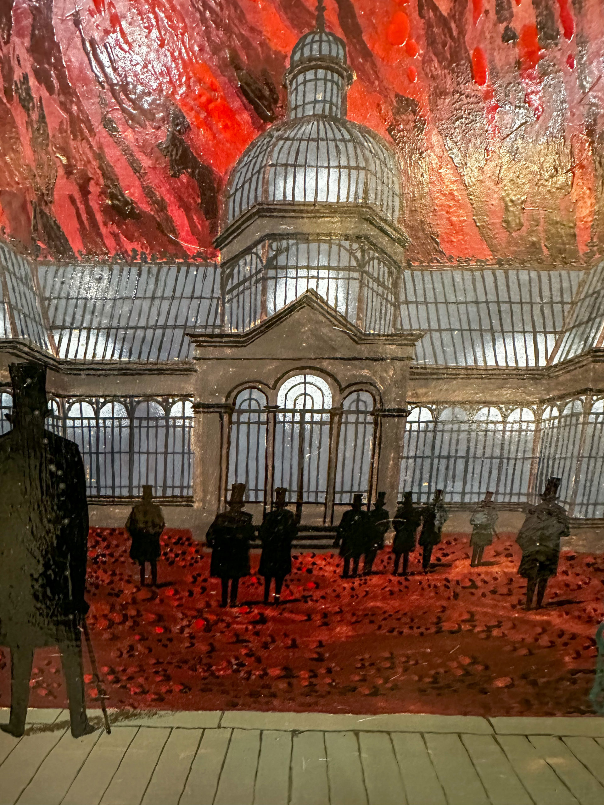 IMG_0388aurore morisse affaire conclue gaston bogaert tableau symbolisme surréalisme belge 20e siècle décoration collectionneur investissement huile sur toile