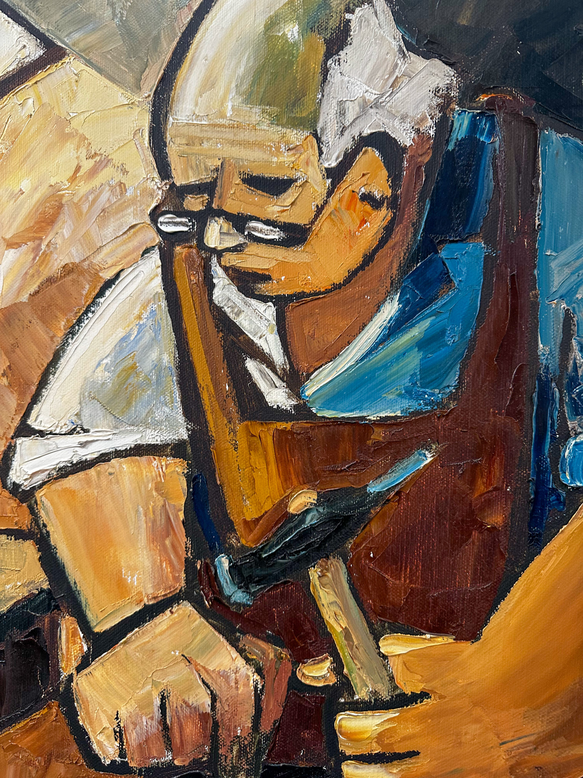 IMG_0869aurore morisse affaire conclue tableau milo dardenne coordonnier belge 20e siècle contemporain art moderne belge liège ardennes collection huile sur toile