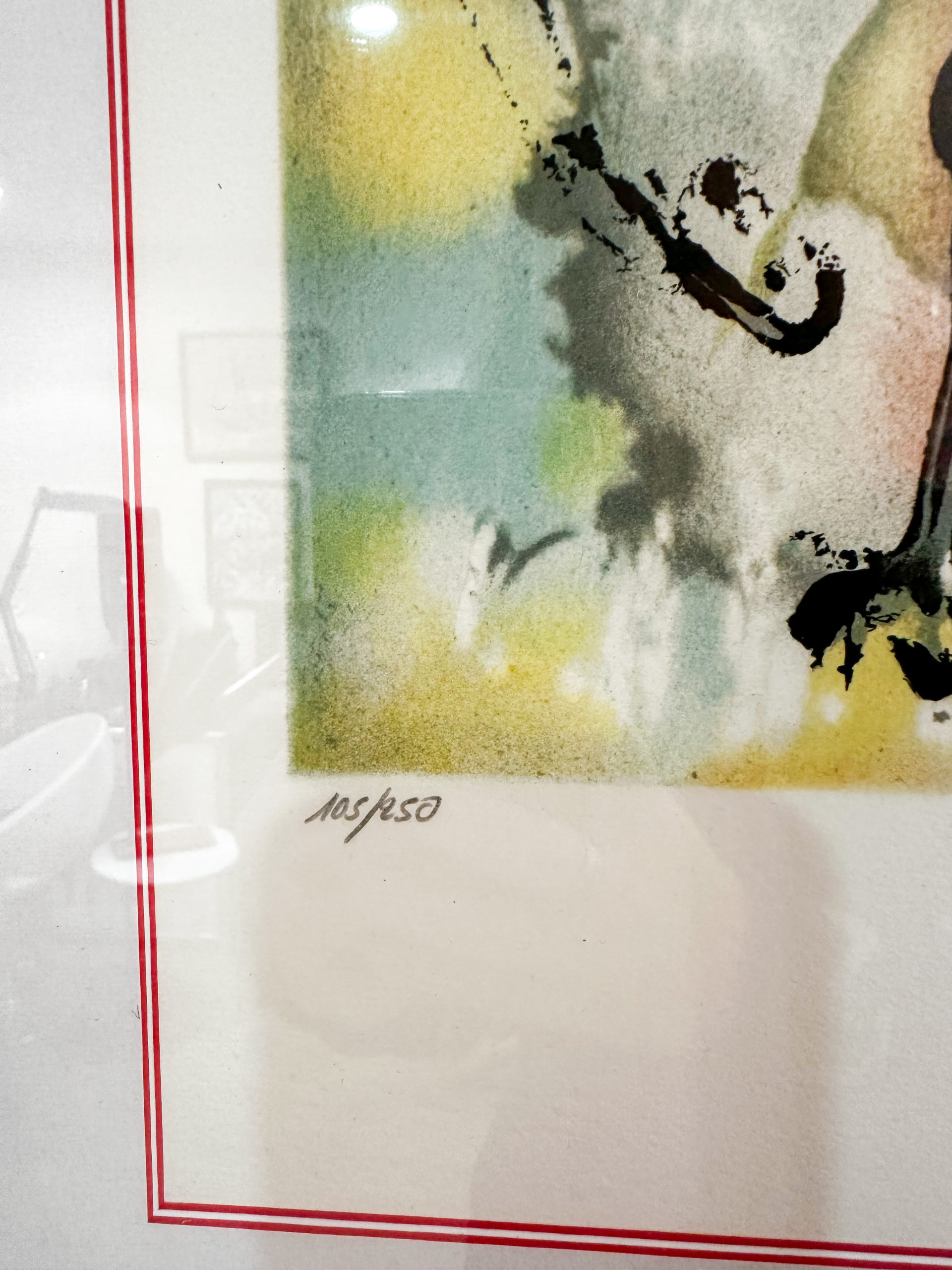 IMG_1117aurore morisse affaire conclue tableau lithographie salvador dali chevalier chrétien signé numéroté collection décoration investissement collectionneur