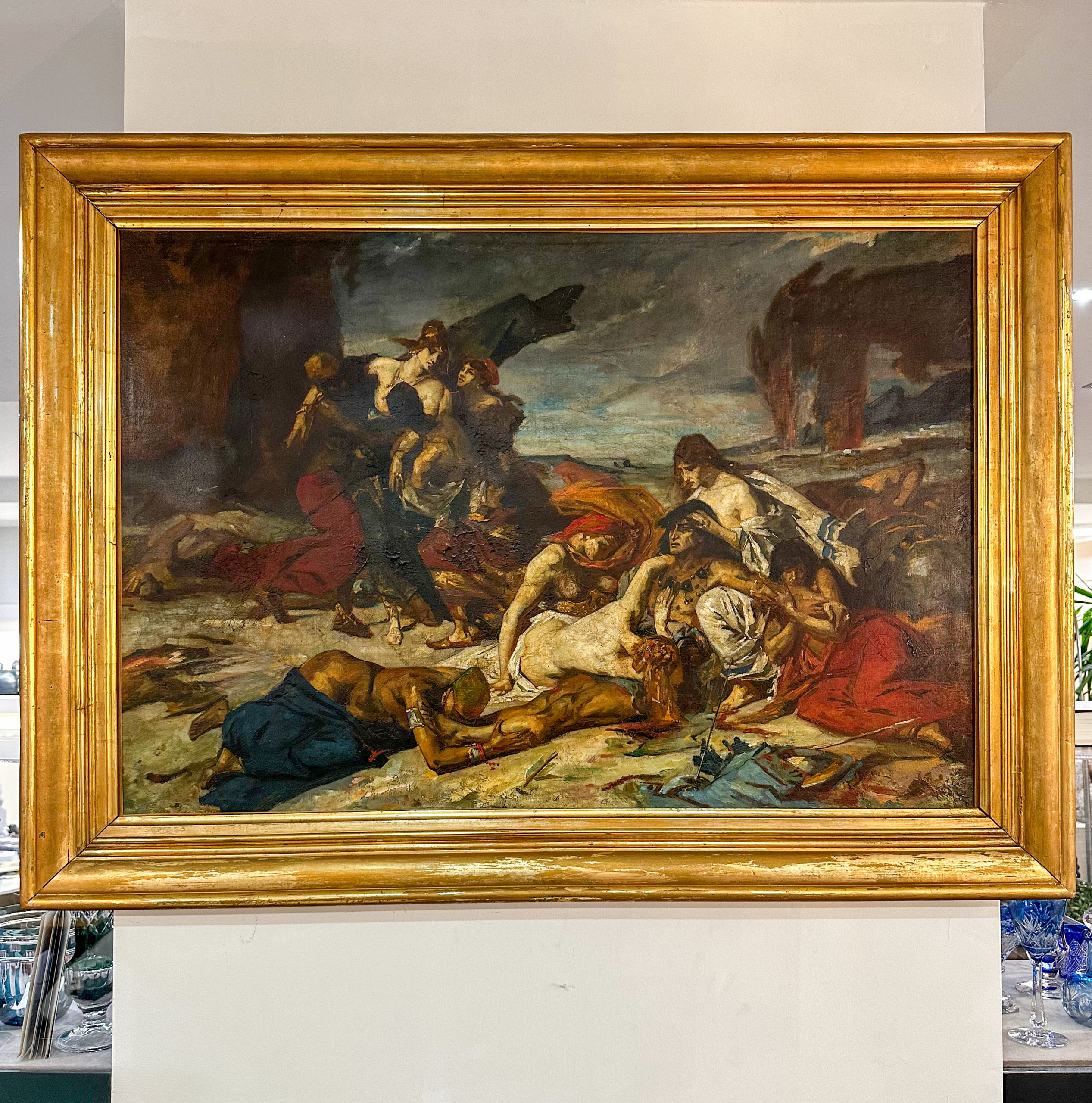 IMG_1122aurore morisse affaire conclue tableau fernand cormon france 19e siècle orientalisme delacroix investissement collection décoration