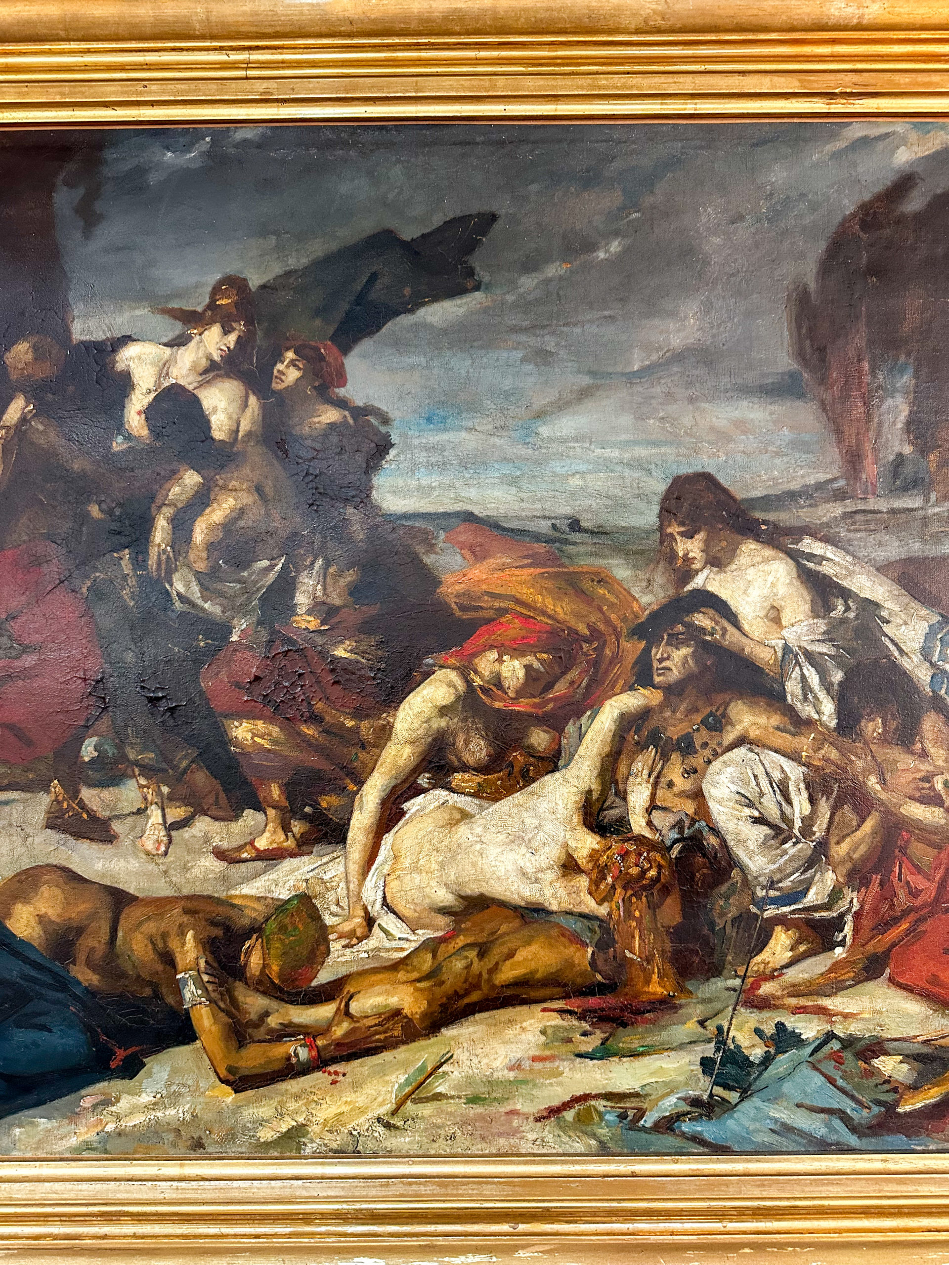 IMG_1123aurore morisse affaire conclue tableau fernand cormon france 19e siècle orientalisme delacroix investissement collection décoration