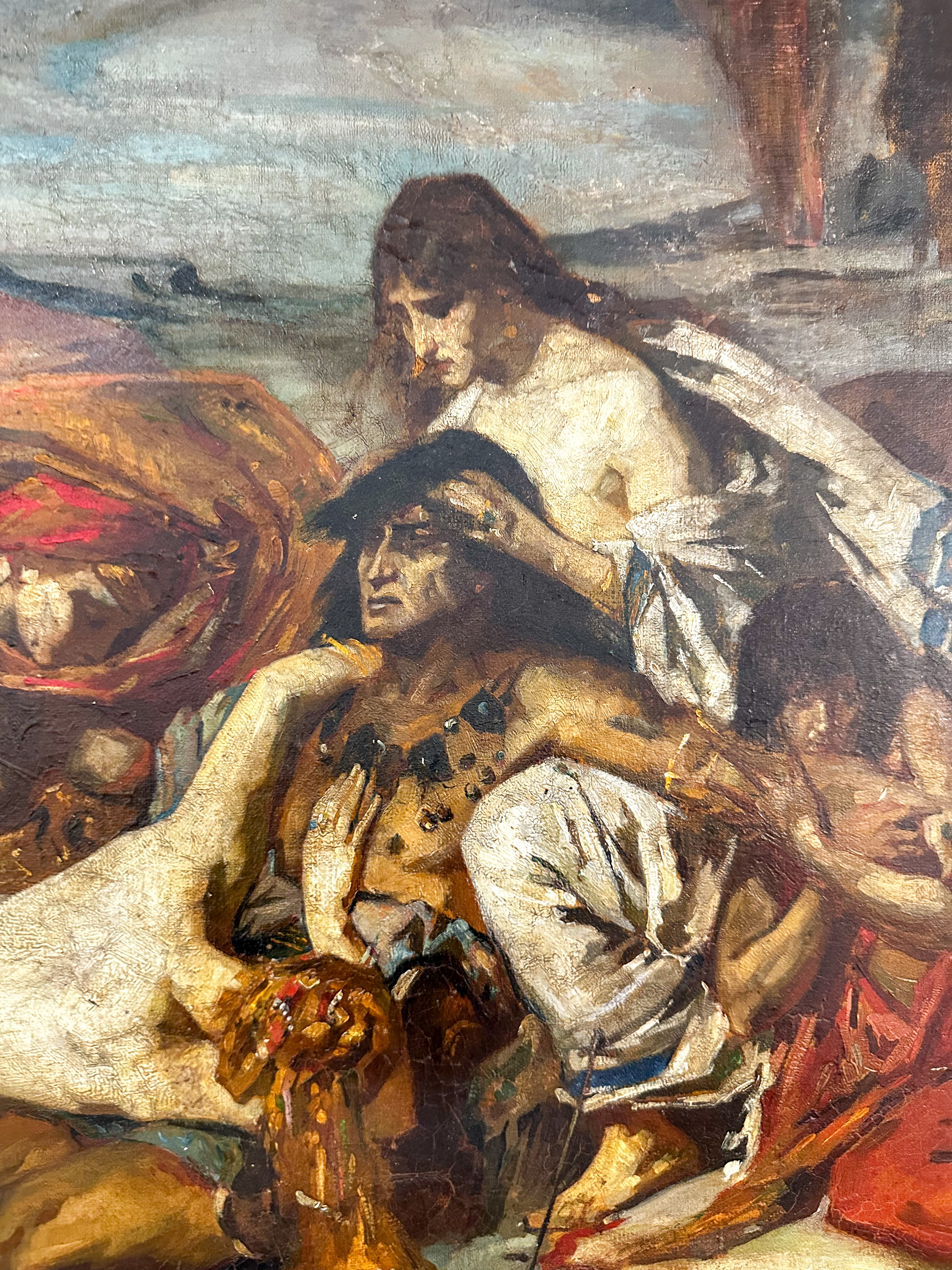 IMG_1124aurore morisse affaire conclue tableau fernand cormon france 19e siècle orientalisme delacroix investissement collection décoration