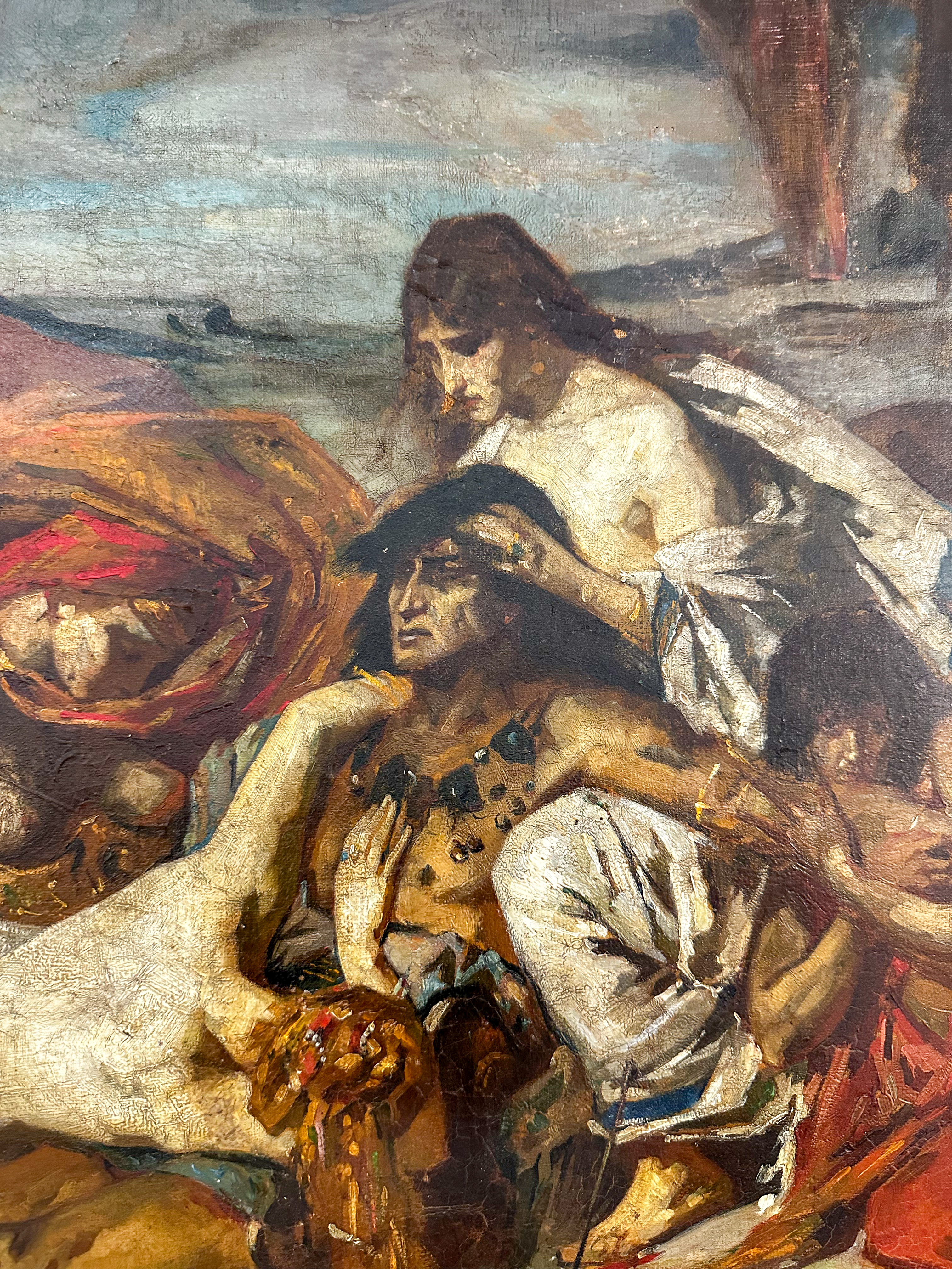 IMG_1125aurore morisse affaire conclue tableau fernand cormon france 19e siècle orientalisme delacroix investissement collection décoration