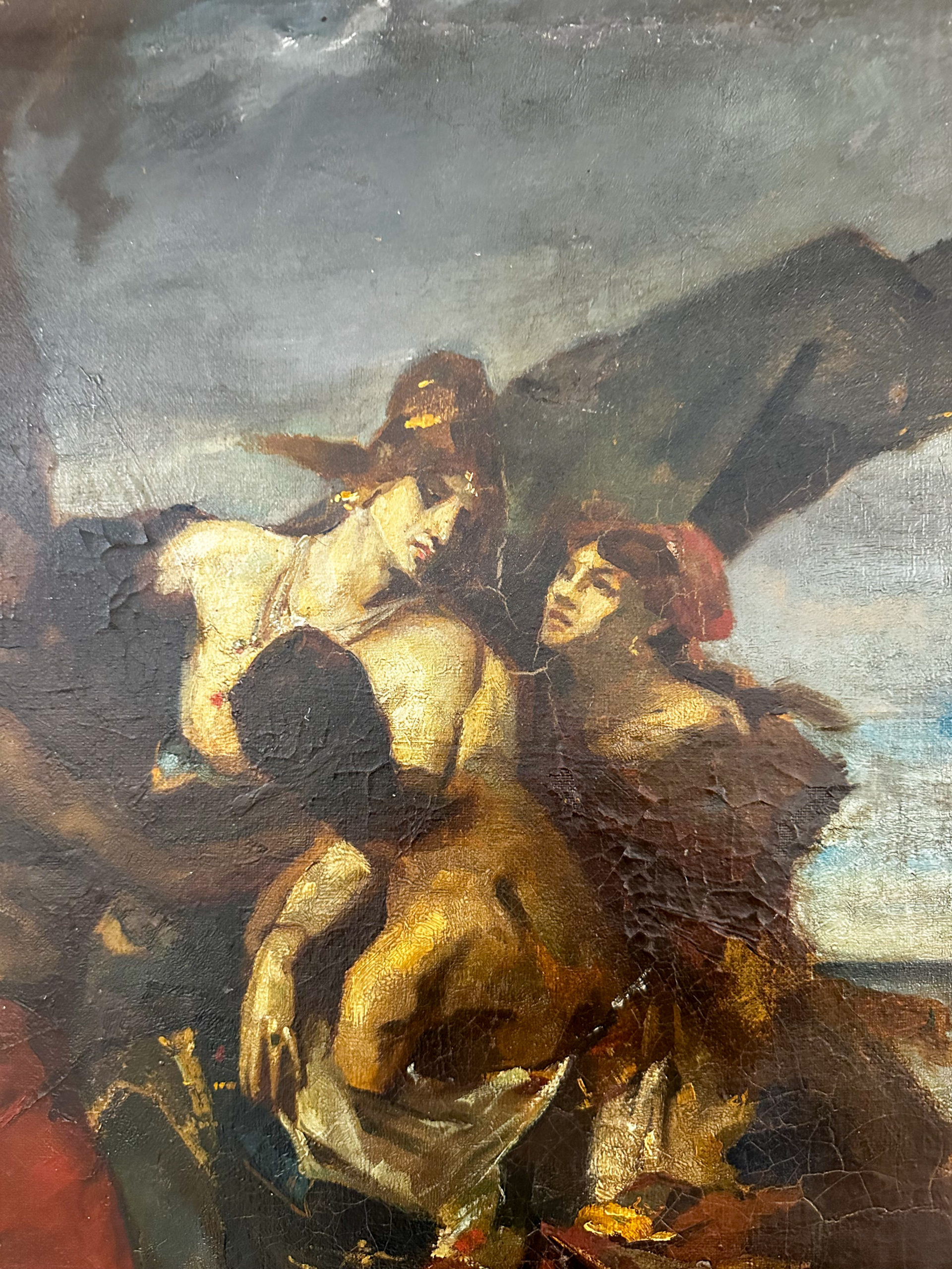 IMG_1127aurore morisse affaire conclue tableau fernand cormon france 19e siècle orientalisme delacroix investissement collection décoration