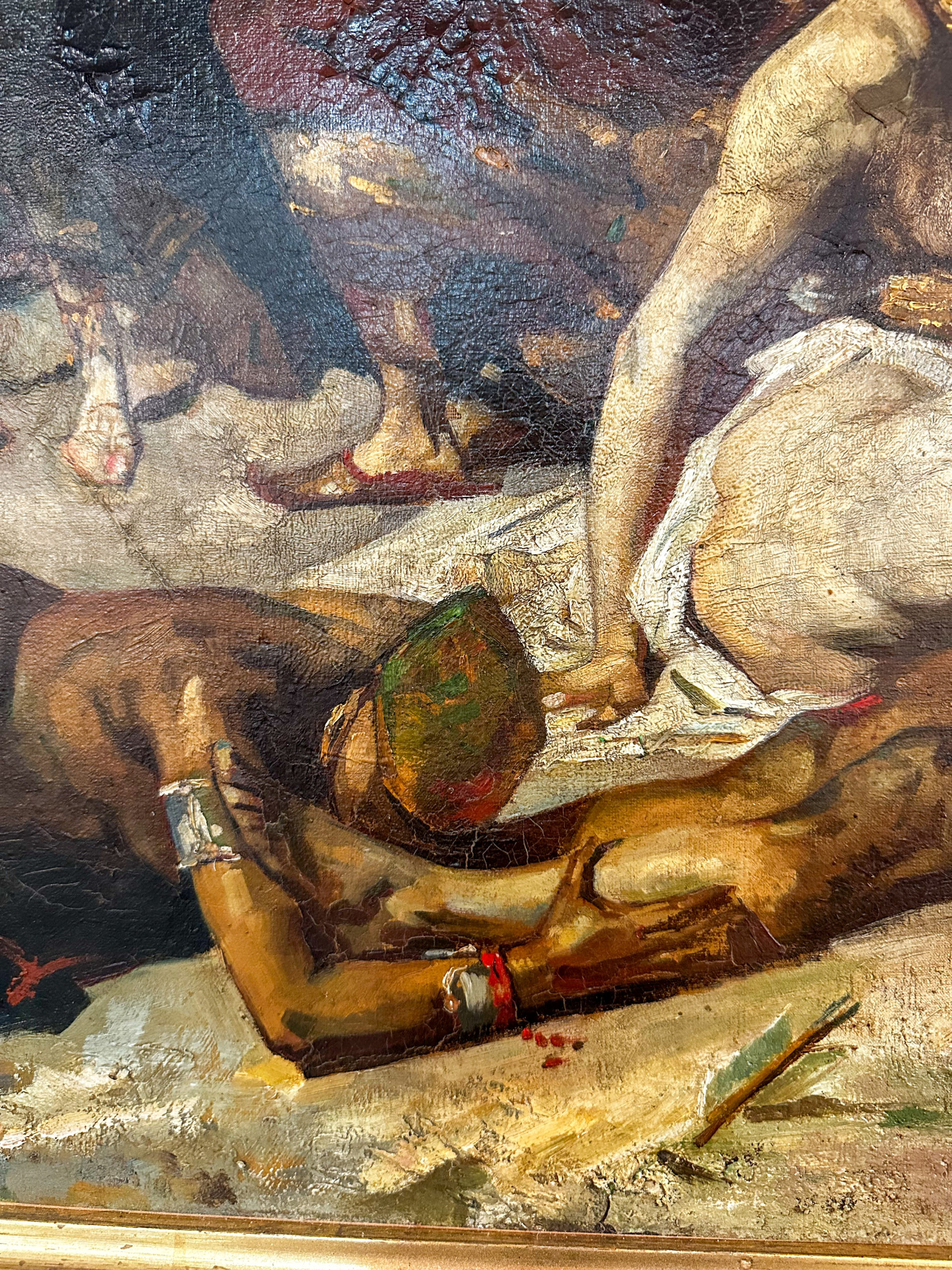 IMG_1128aurore morisse affaire conclue tableau fernand cormon france 19e siècle orientalisme delacroix investissement collection décoration