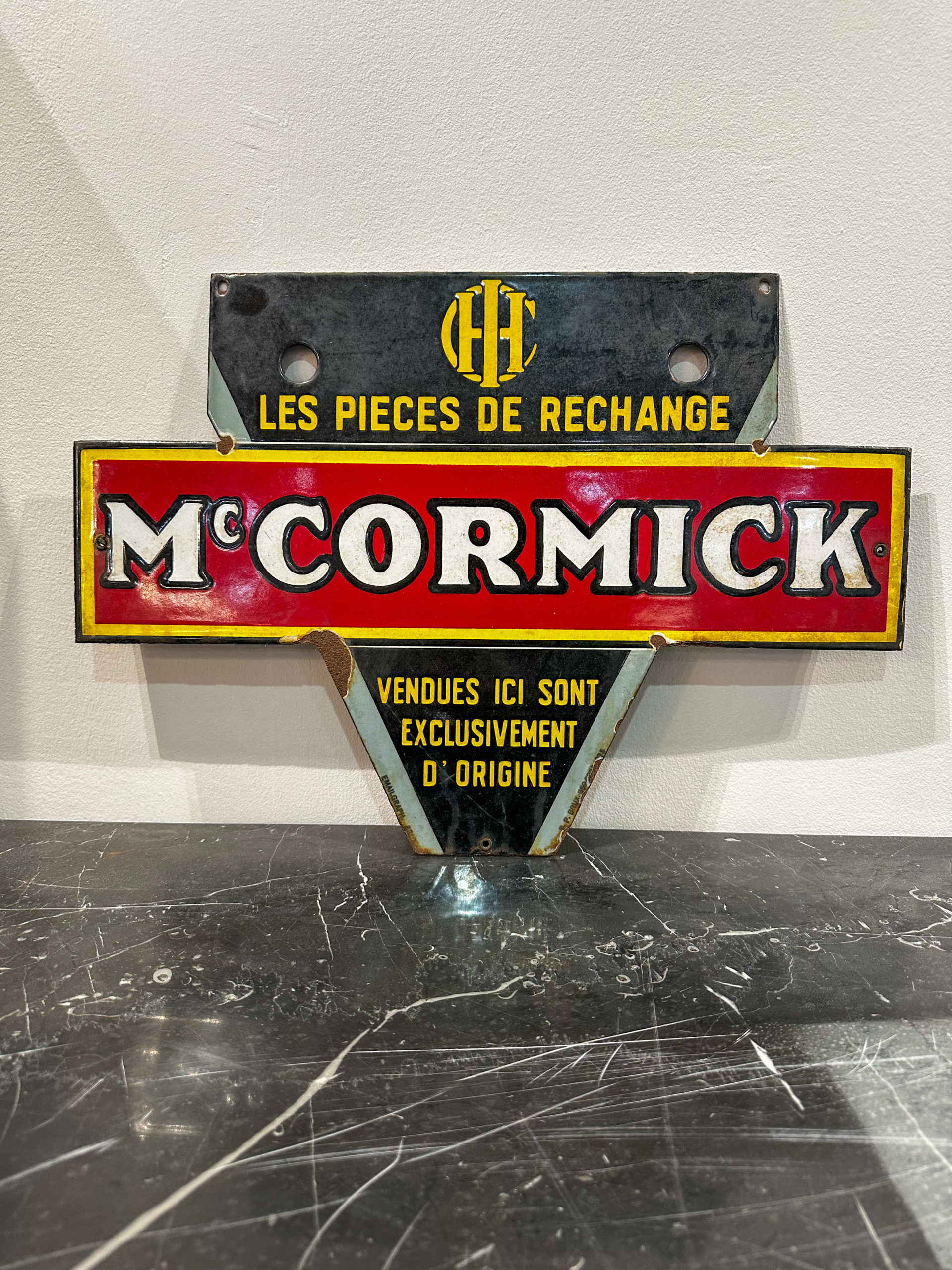 Décoration• Plaque émaillée