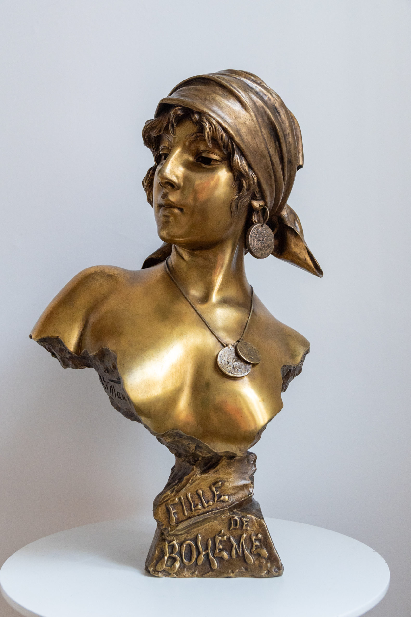 Emmanuel-villanis-la-bohème-bronze-doré-XIXe-XXE-objet-ancien-antiquité-aurore-morisse7
