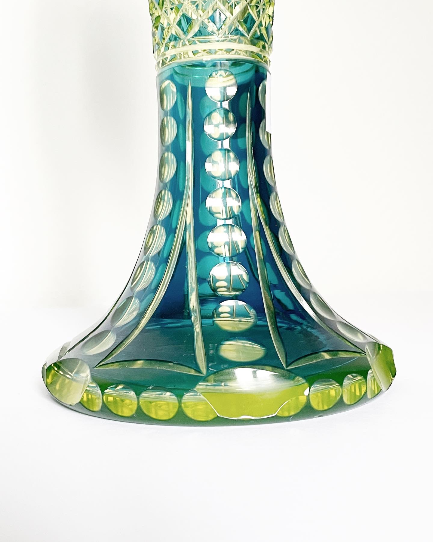 vase-jonghen-val-saint-lambert-urane-bleu-pétrole-art-nouveau-collection-cristal-léon-ledru-dégagé-acide-aurore-morisse-antiquaire-marchand-art-liège-paris1