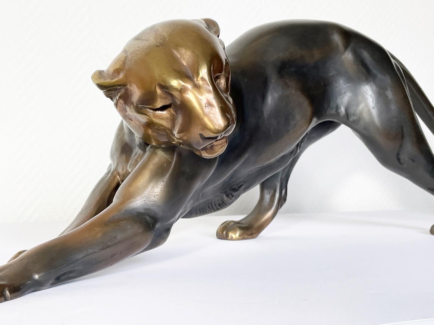 Lionne-guépard-bronze-animaux-patine-paire-art-deco-XXe-aurore-morisse-affaire-conclue1