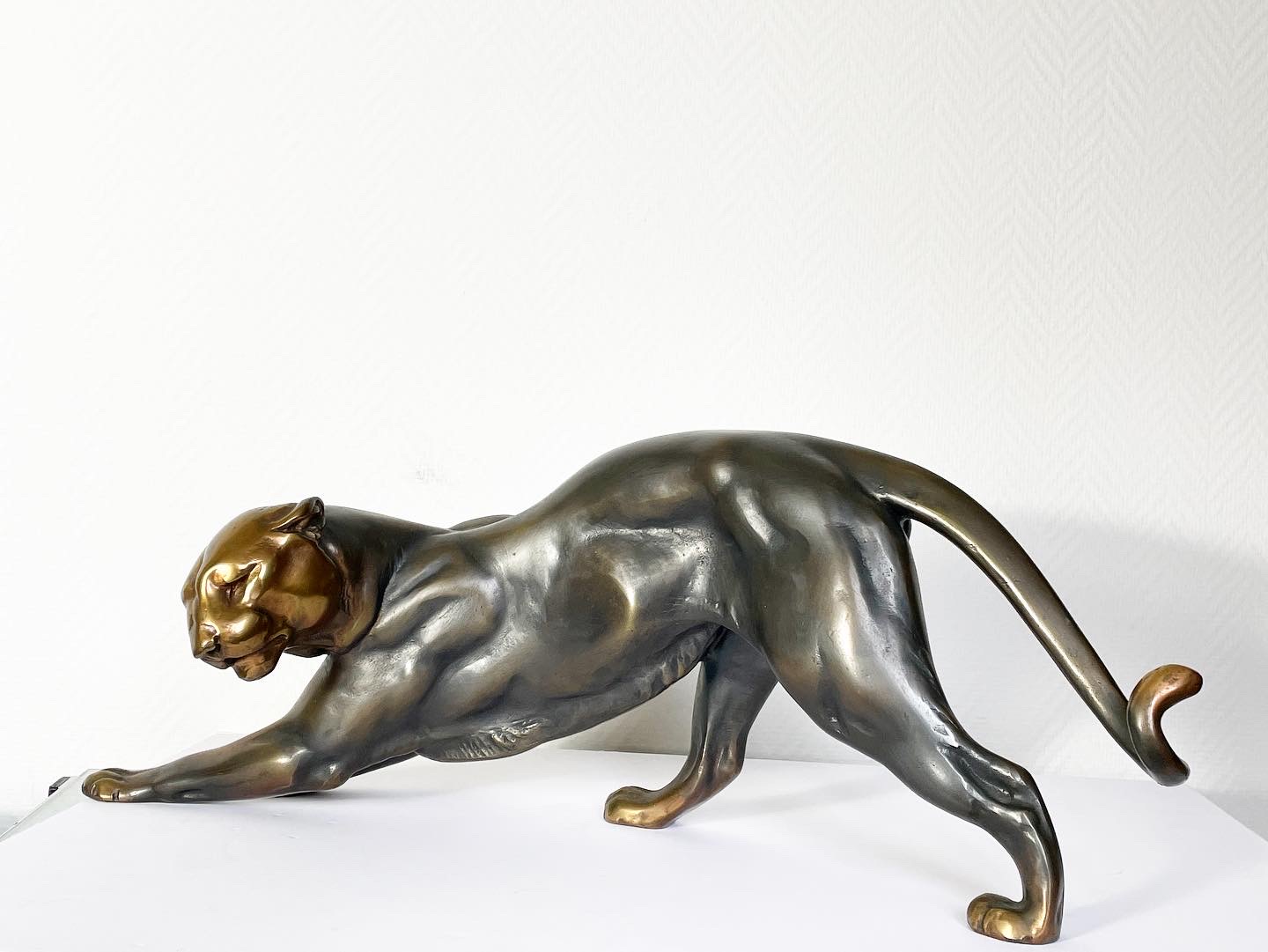 Lionne-guépard-bronze-animaux-patine-paire-art-deco-XXe-aurore-morisse-affaire-conclue3