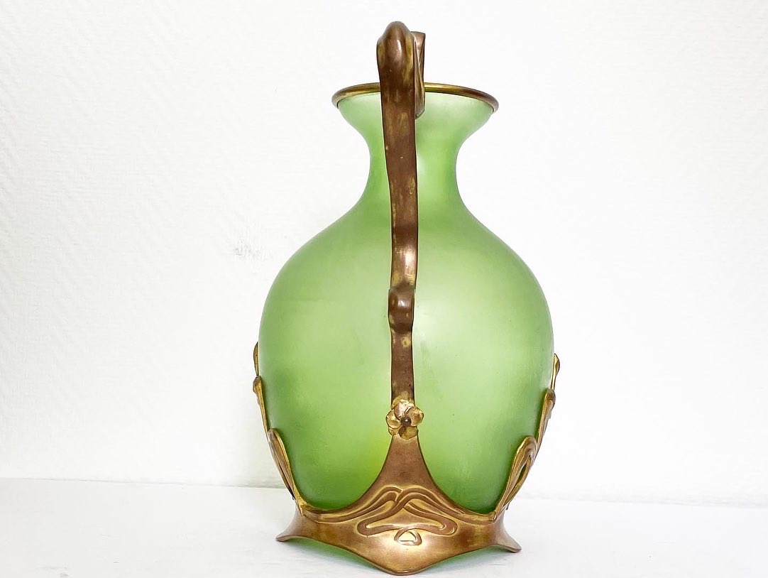 Vase-art-nouveau-autriche-dautzenberg-1900-verre-vert-bronze-aurore-morisse-verrerie-collection-liège-paris-antiquaire-antiquités-affaire-conclue5