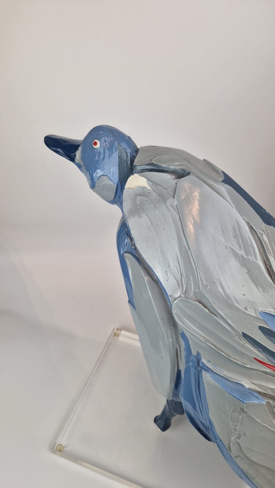 Auroremorisse-art-antiquités-antiquaire-collection-liege-art-affaire-conclue-vintage-oiseau-papier-maché4