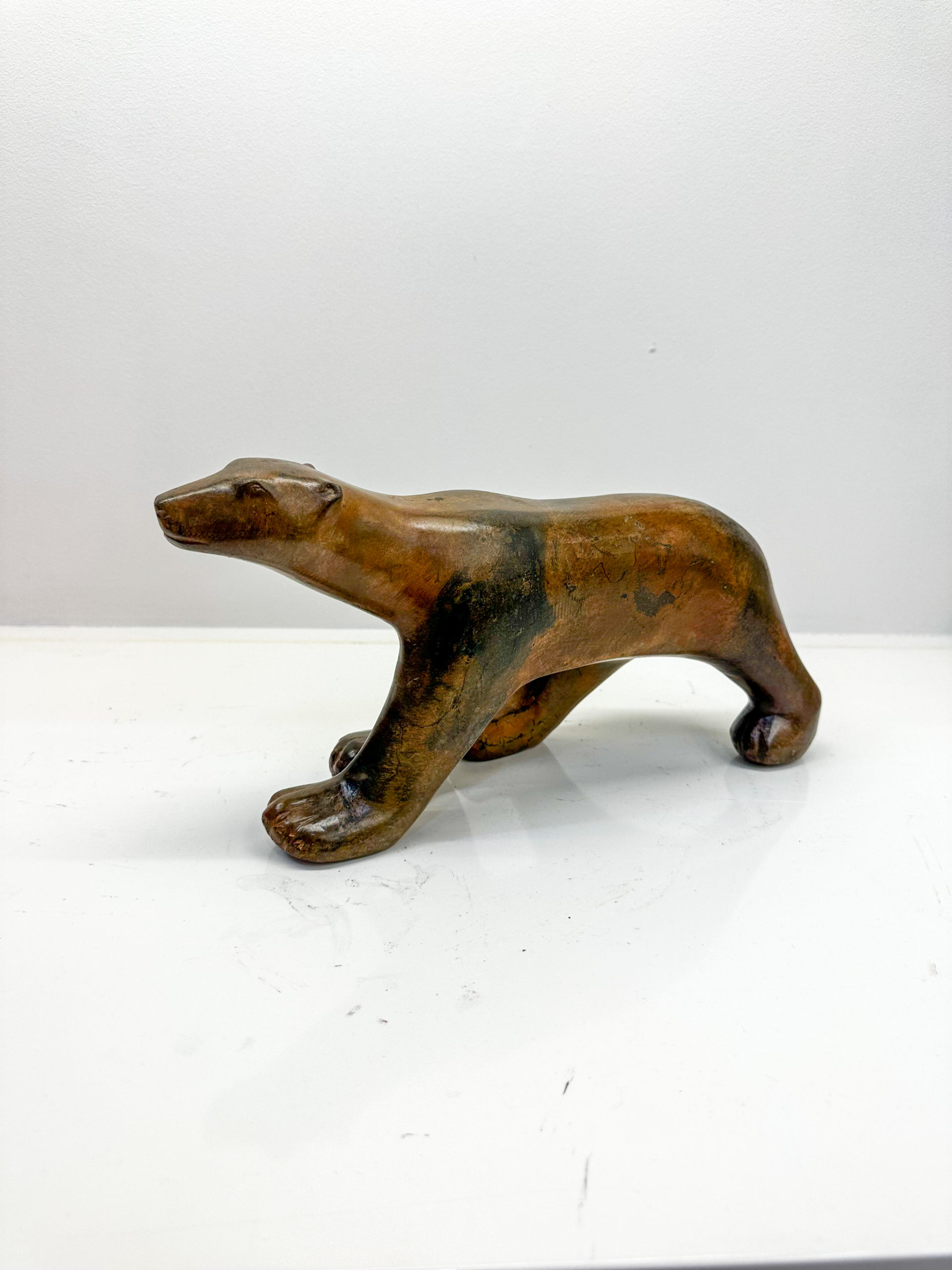 IMG_7772aurore-morisse-affaire-conclue-sculpture-bronze-ours-polaire-pierre-chenet-pompon-contemporain-20e-siècle-patine-collectionneur-animal-banquise-moyen-format-investissement