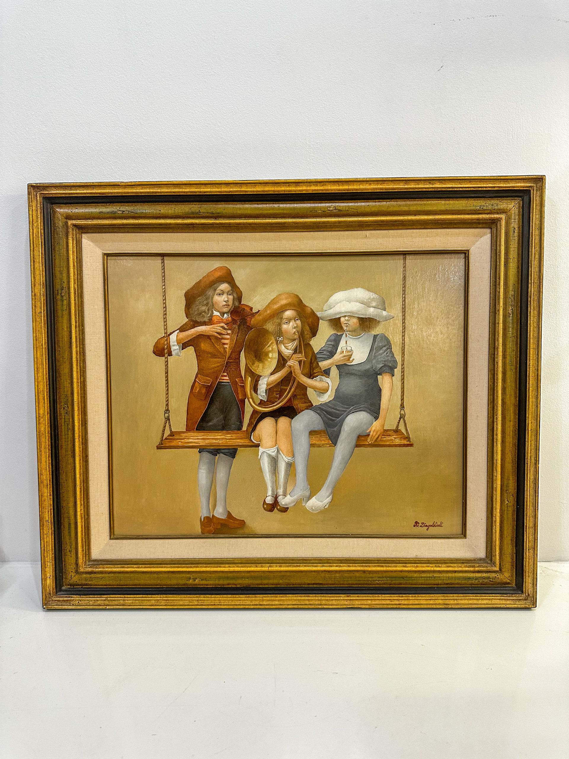 IMG_8211aurore-morisse-affaire-conclue-peinture-dingelstadt-3-soeurs-figuratif-tableau-20e-siècle-belge