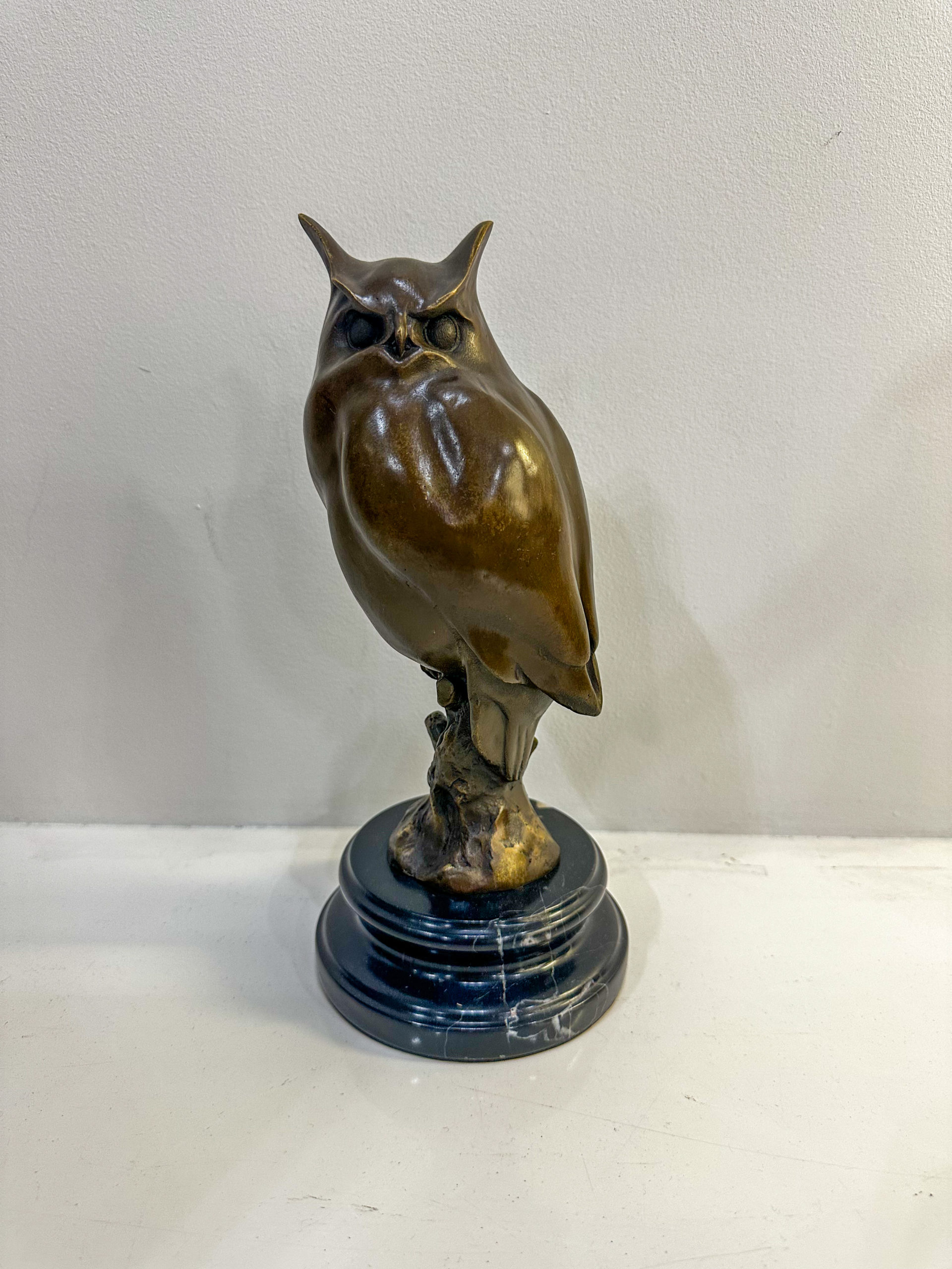 Sculpture• Hibou en bronze