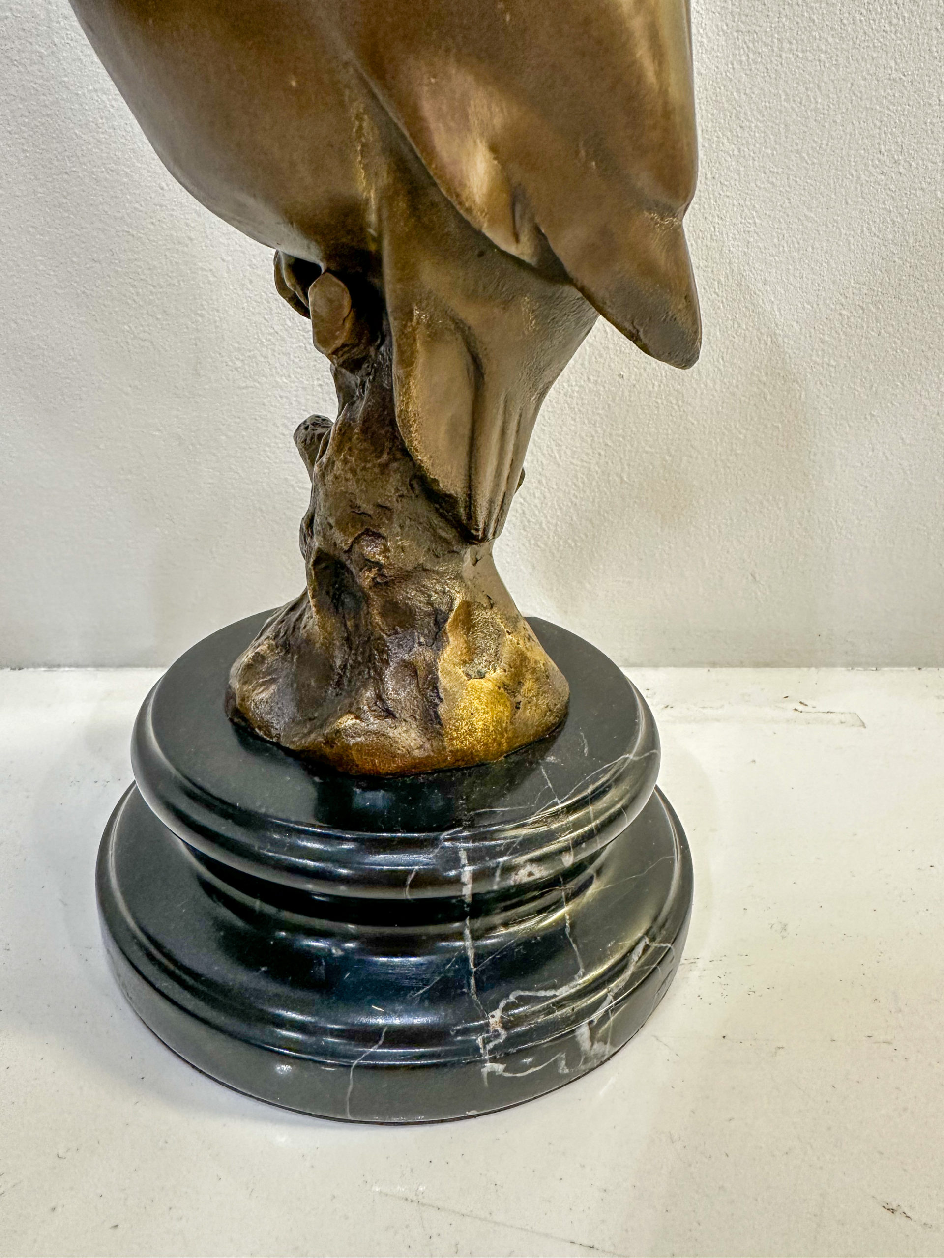 IMG_8416aurore-morisse-affaire-conclue-sculpture-bronze-hibou-chouette-milo-décoration-animal-collection-marebre-réalism