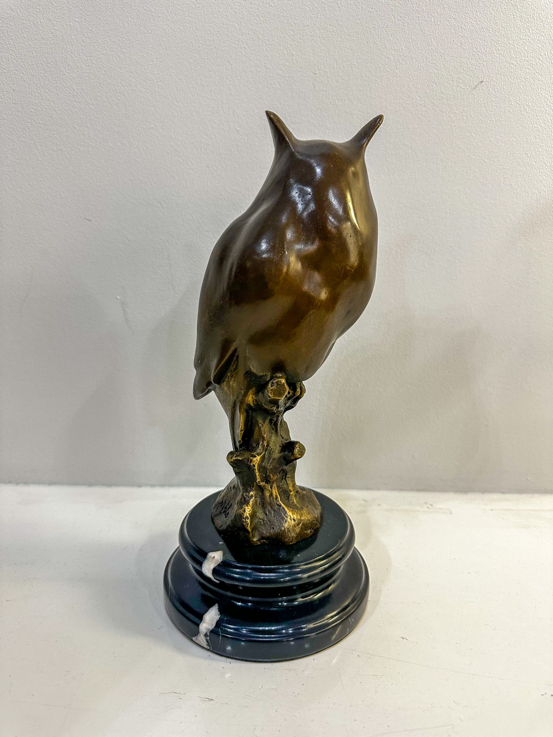 IMG_8417aurore-morisse-affaire-conclue-sculpture-bronze-hibou-chouette-milo-décoration-animal-collection-marebre-réalism