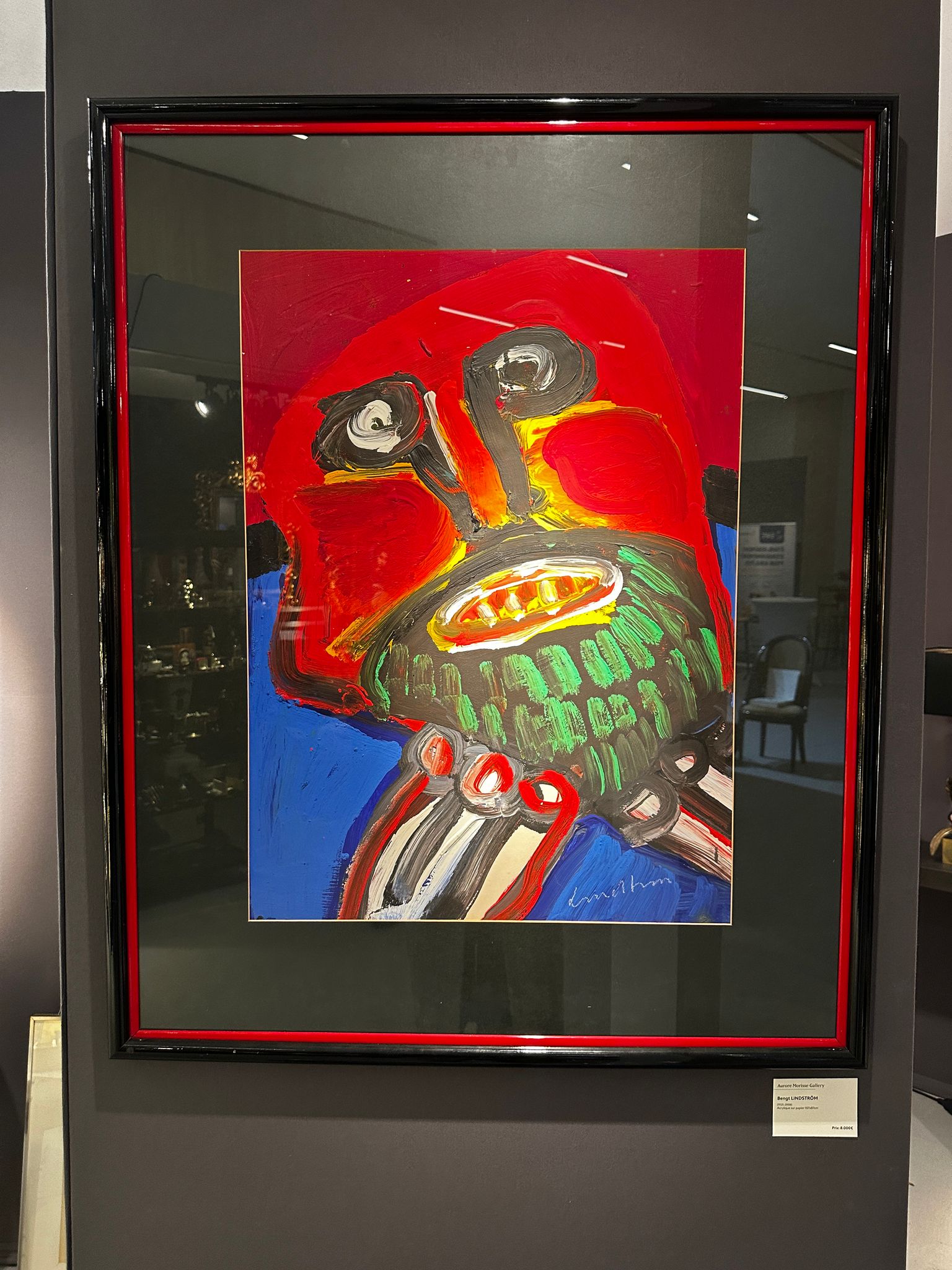PHOTO-2025-03-27-09-03-25aurore-morisse-affaire-conclue-peinture-bengt-lindstrom-contemporain-20e-siècle-cobra-naif-investissement-collectionneur-rouge-bleu-europe