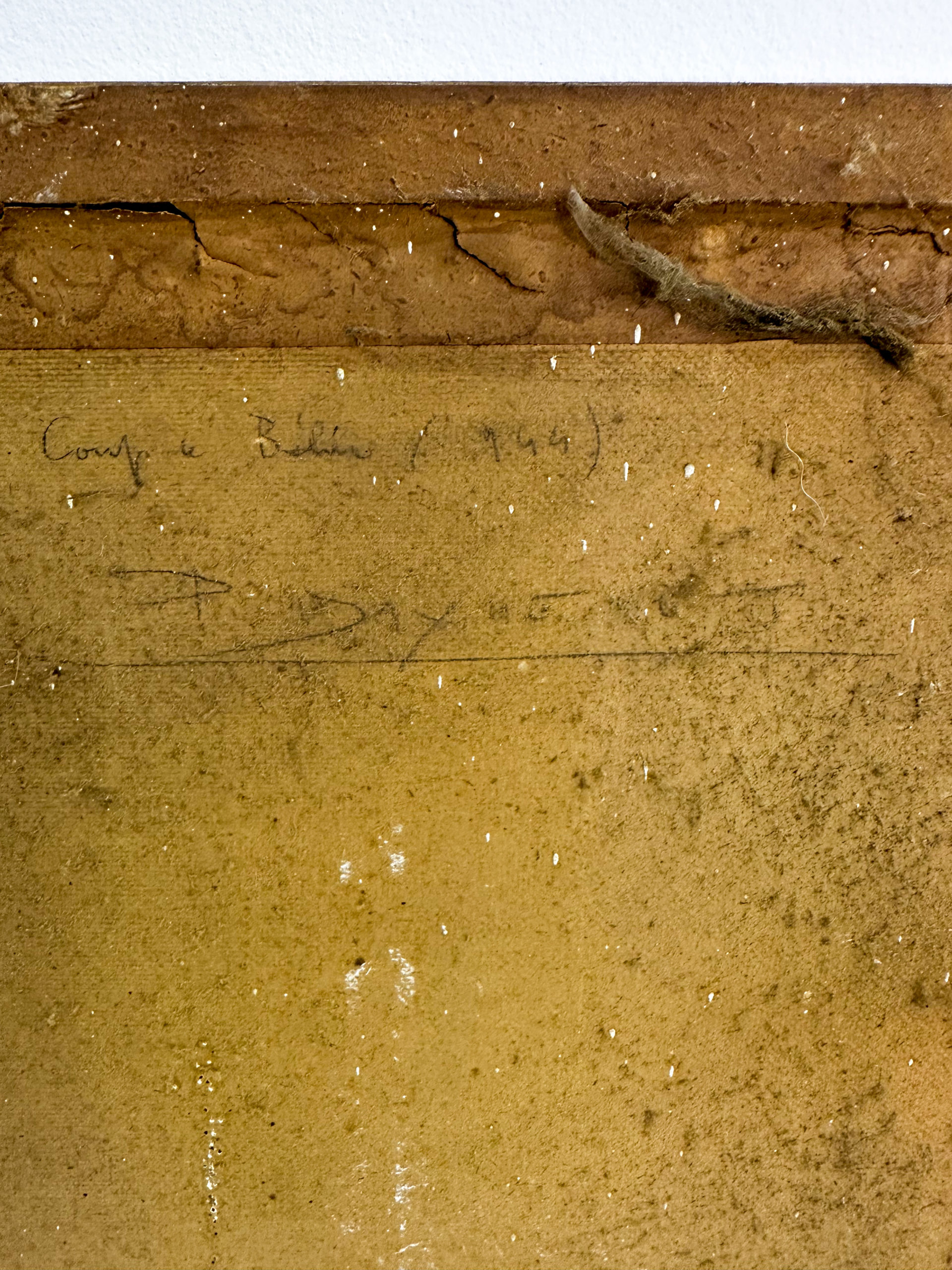 IMG_9198aurore morisse affaire conclue tableau daxhelet dessin lutteurs belge 20e siècle contemporain collectionneur décoration sport