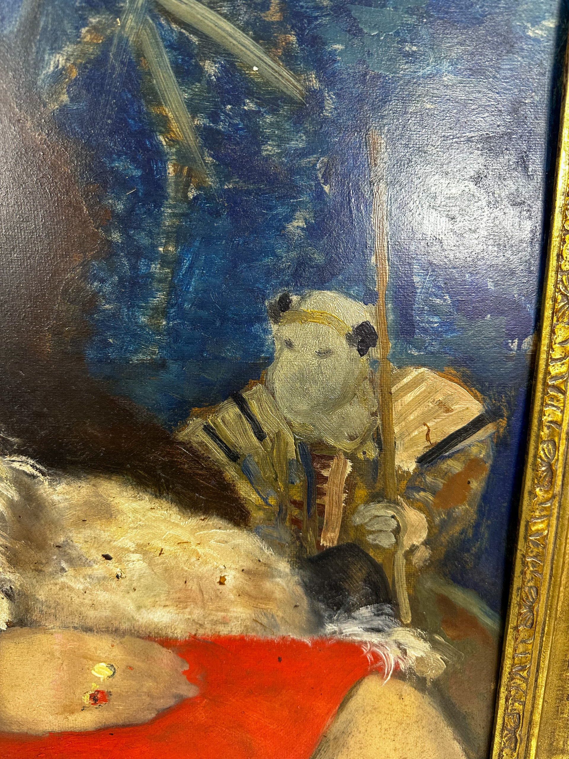 IMG_9241aurore morisse affaire conclue tableau armand rassenfosse encaustique portrait jeune femme 1929 peinture belge belgique années 20 collectionneur décoration investissement