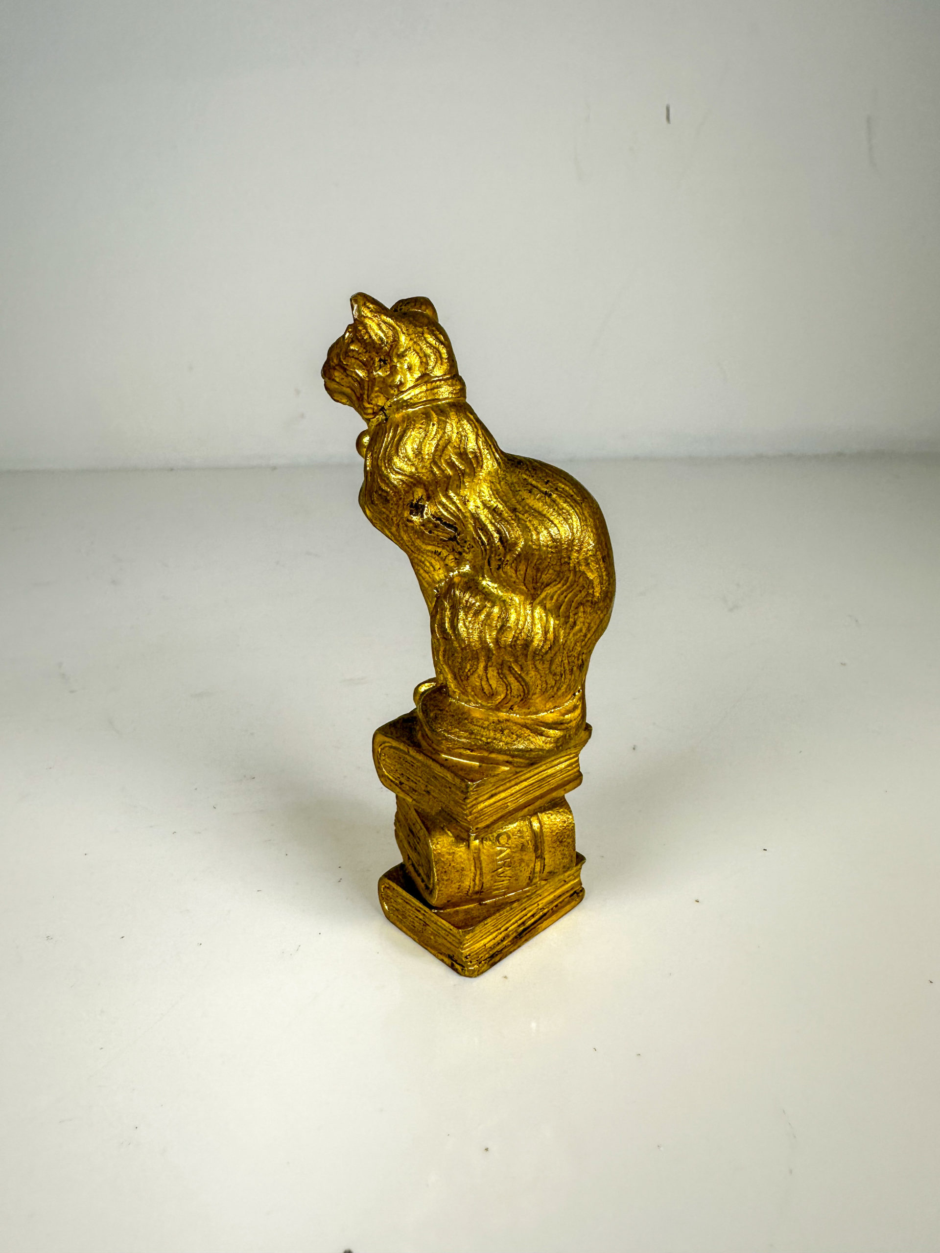 IMG_9333aurore morisse affaire conclue sculpture bronze doré chat miniature petit format collection abordable animaux