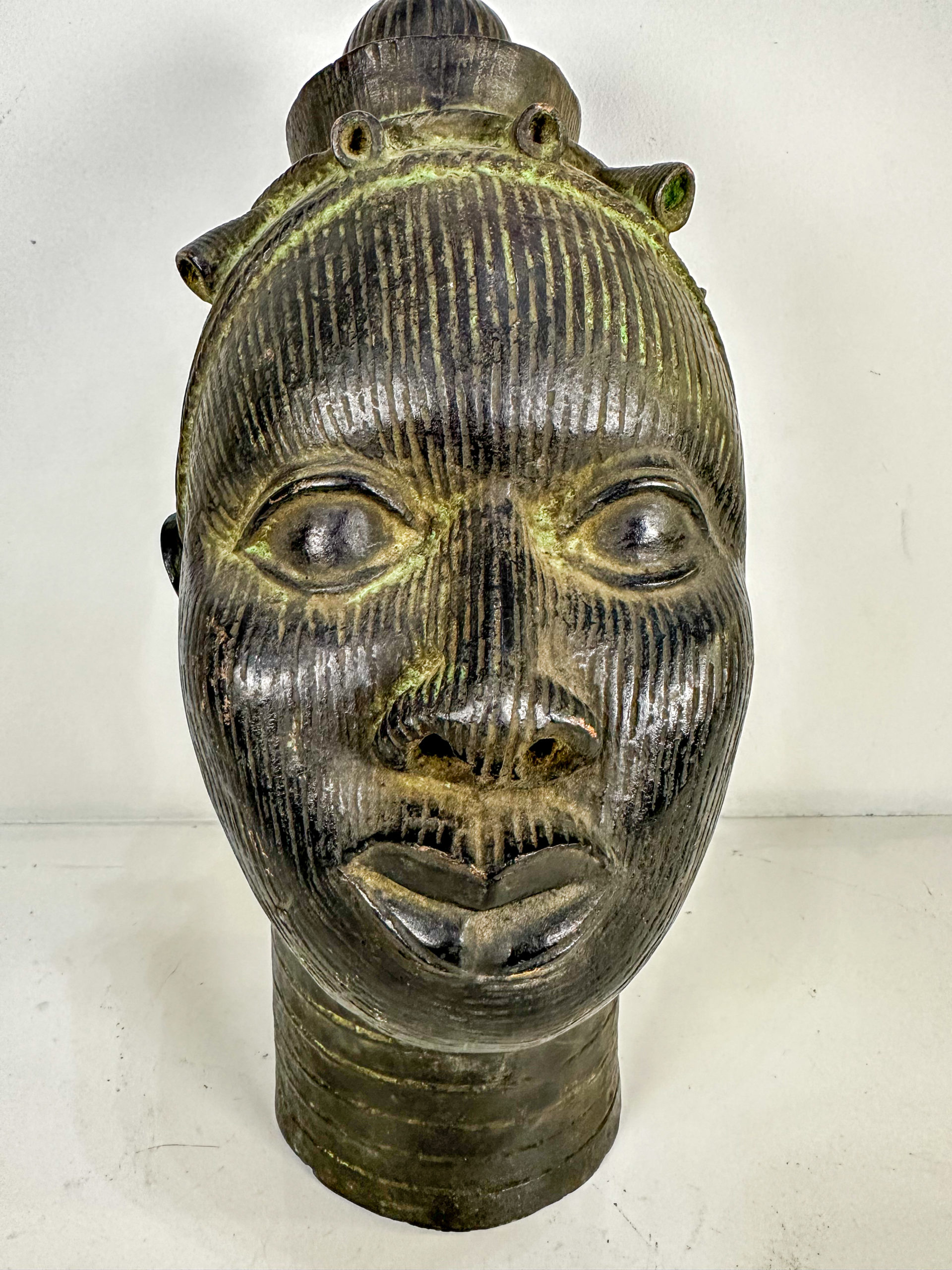 IMG_9363aurore morisse affaire conclue sculpture bronze tête art africain ifé réalisme afrique décoration exotique exotisme collection collectionneur