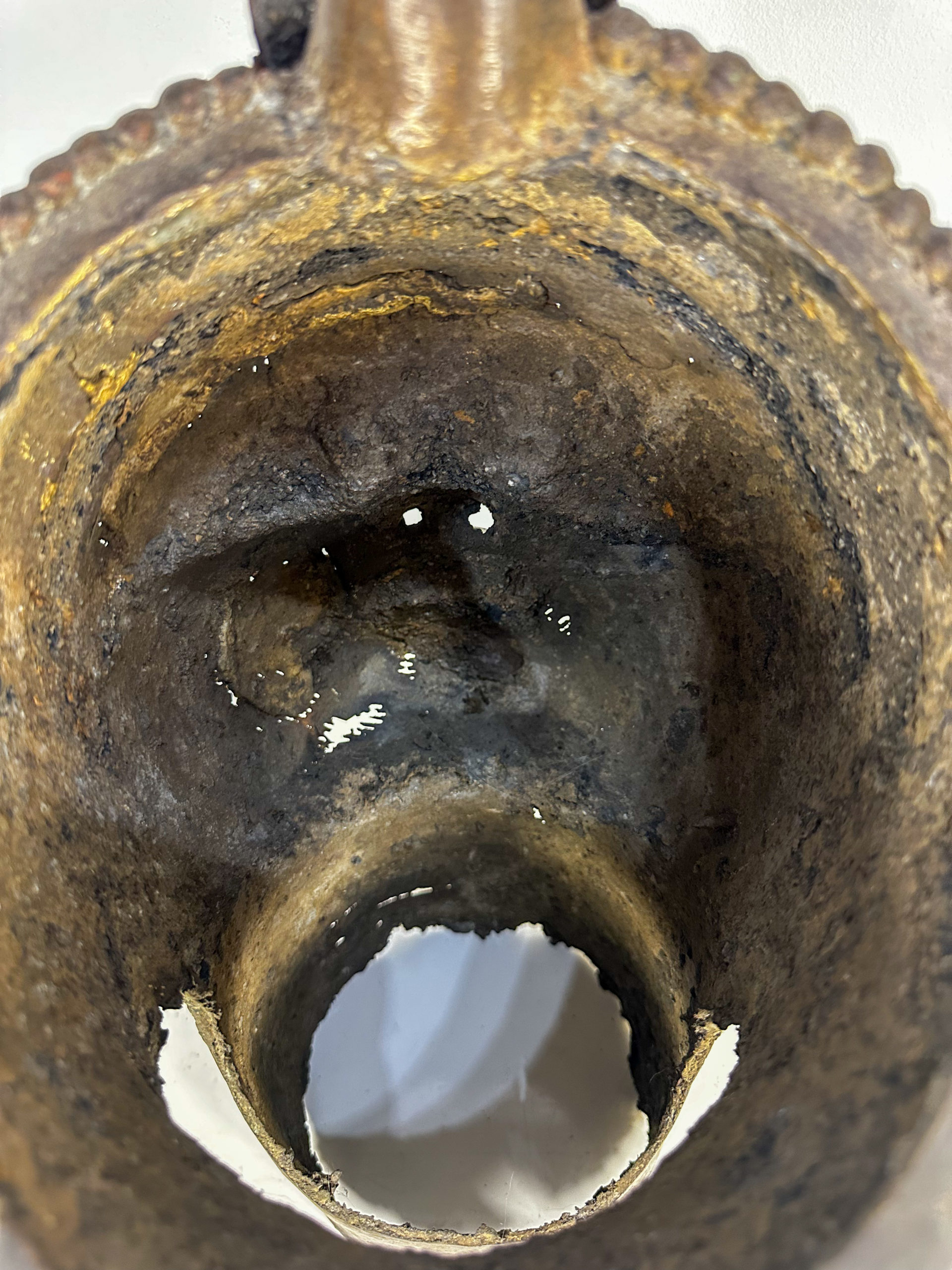 IMG_9375aurore morisse affaire conclue vase céramique céladon putti fleurs porte cierge 19e siècle laiton doré bronze collection vintage décoration