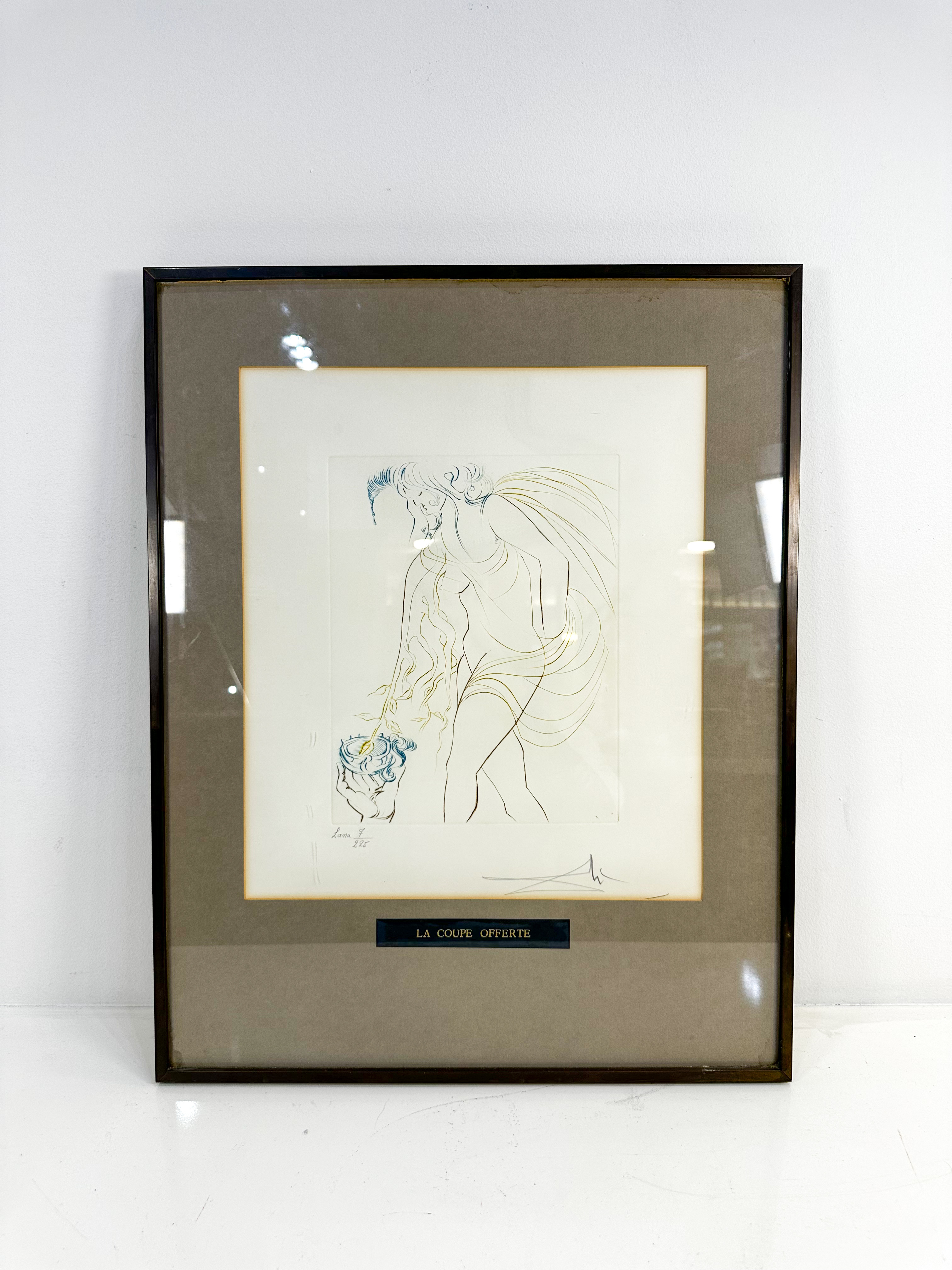 IMG_9843aurore morisse affaire conclue lithographie dali la coupe offerte gravure estampe collection collectionneur décoration 20e siècle surréalisme