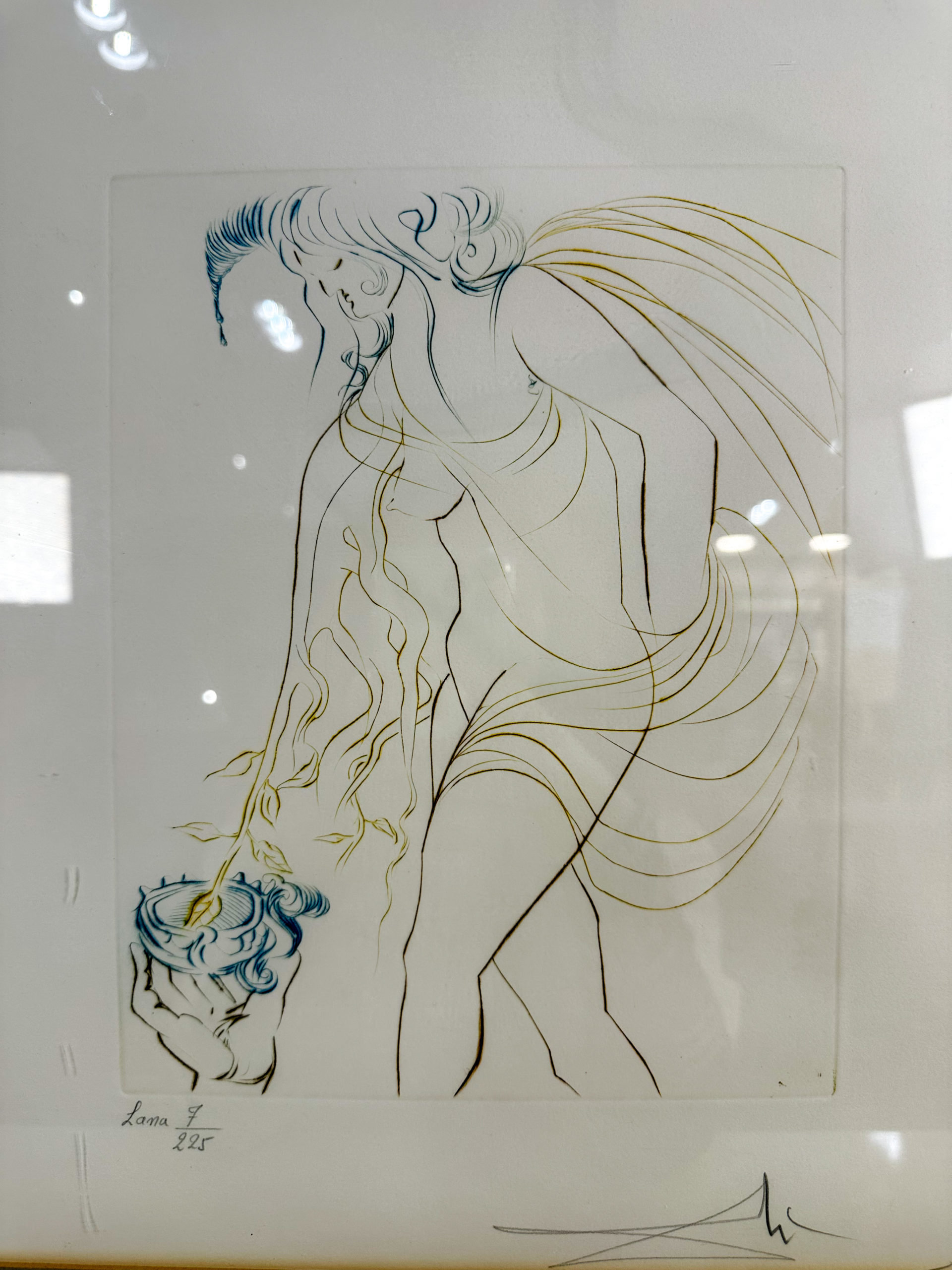 IMG_9844aurore morisse affaire conclue lithographie dali la coupe offerte gravure estampe collection collectionneur décoration 20e siècle surréalisme