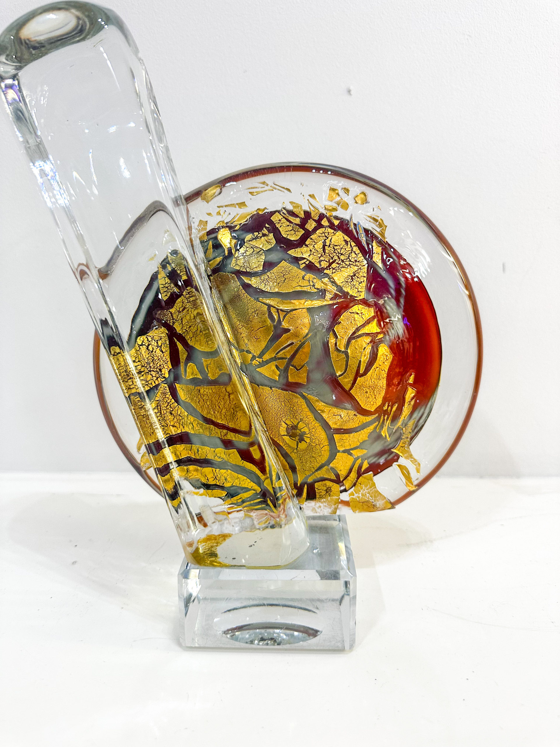 IMG_0283aurore morisse affaire conclue louis leloup verrerie sculpture or val saint lambert liège belgique 20e siècle décoration collectionneur occasion