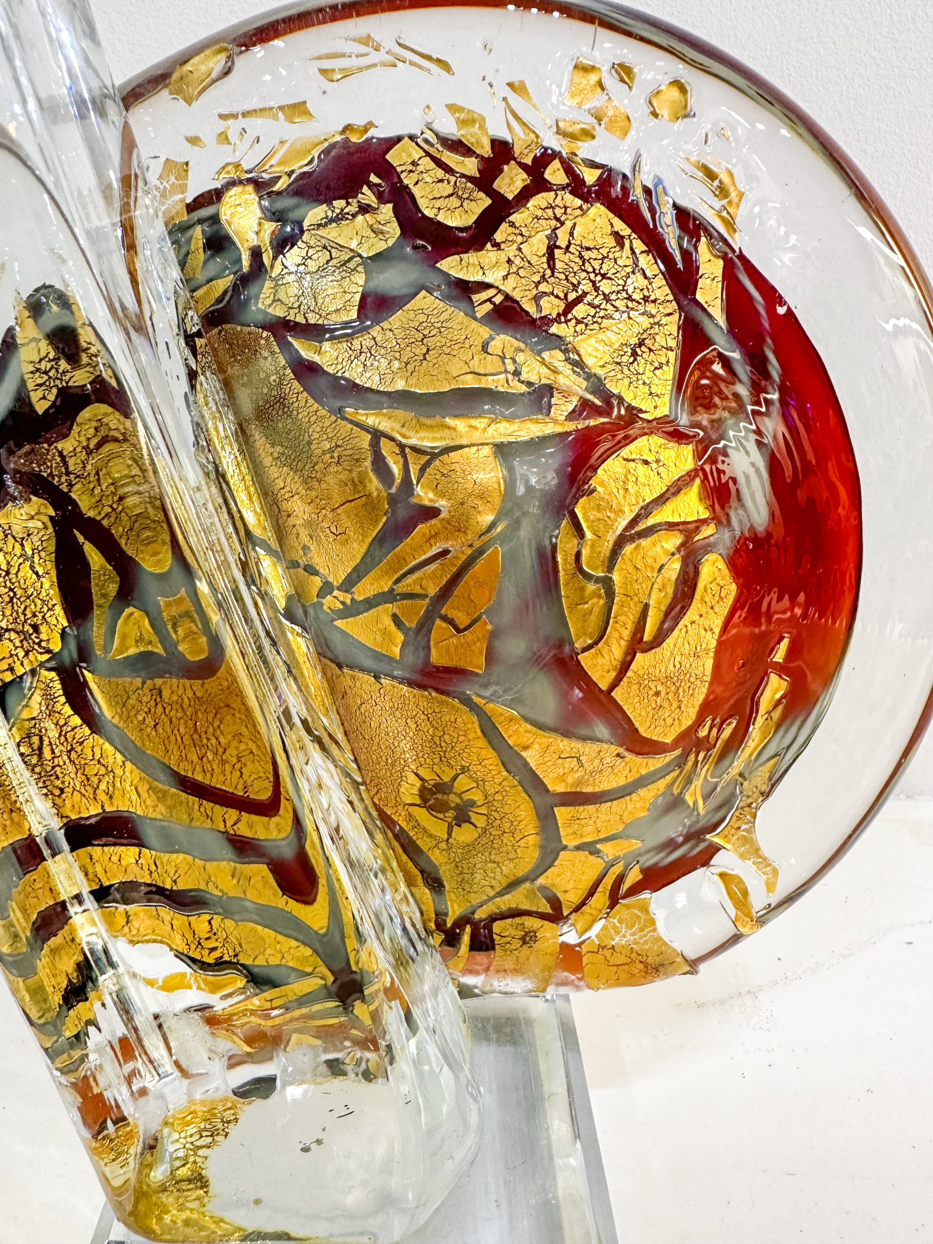 IMG_0284aurore morisse affaire conclue louis leloup verrerie sculpture or val saint lambert liège belgique 20e siècle décoration collectionneur occasion