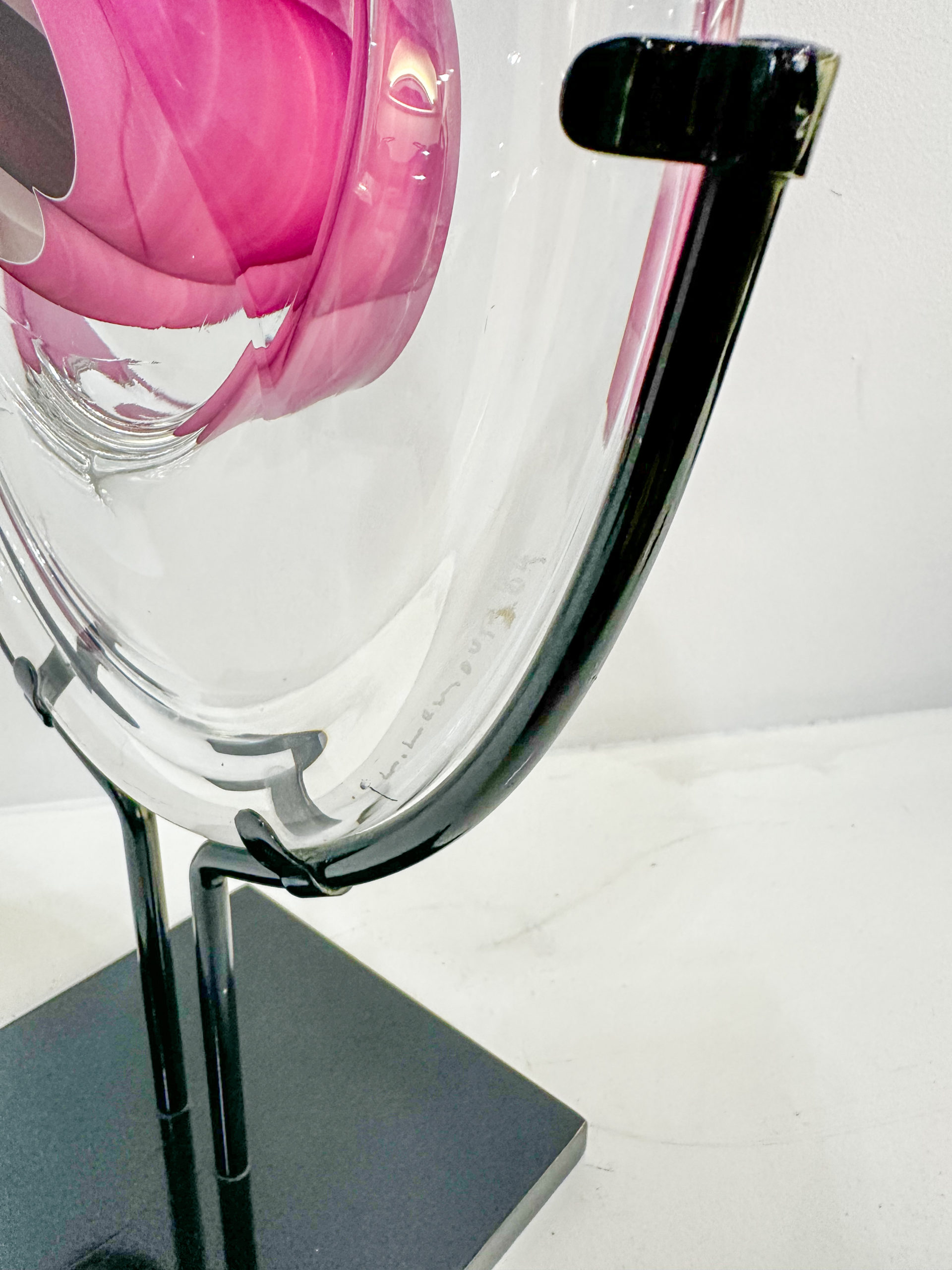 IMG_0289aurore morisse affaire conclue louis leloup verrerie sculpture montage val saint lambert liège belgique 20e siècle décoration collectionneur occasion