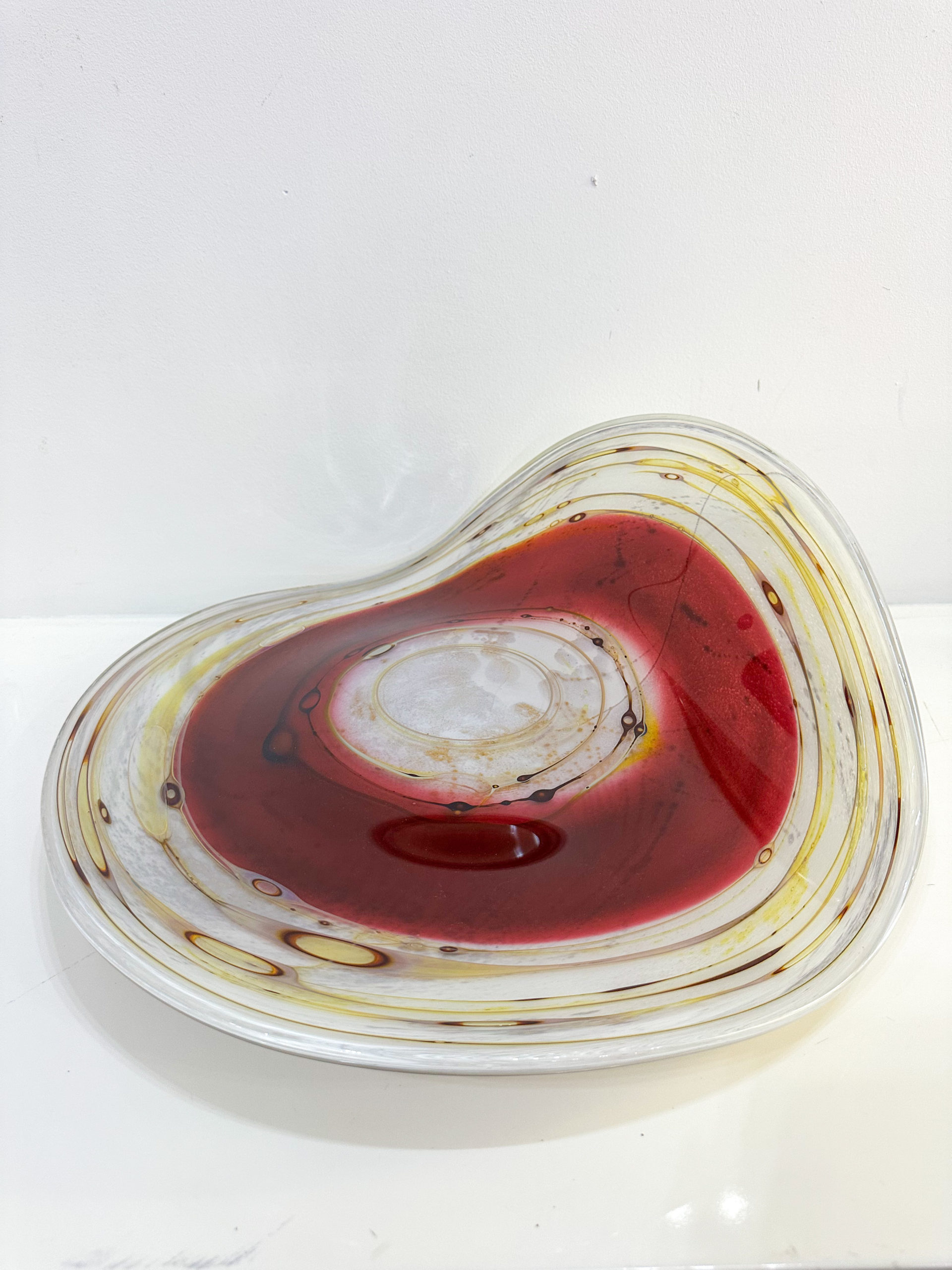 IMG_0300aurore morisse affaire conclue louis leloup verrerie plat art de la table val saint lambert liège belgique 20e siècle décoration collectionneur occasion