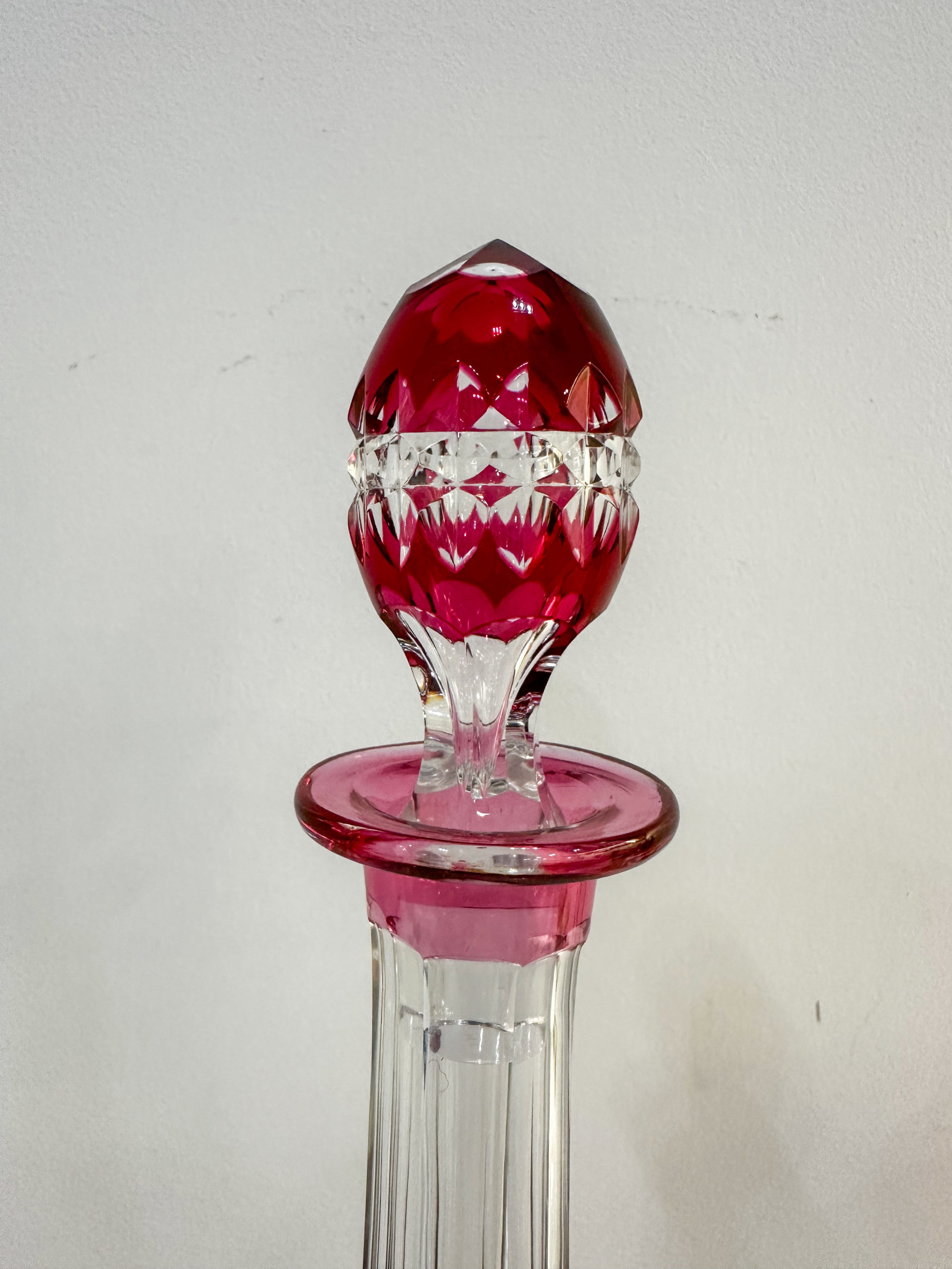 IMG_0418aurore morisse affaire conclue val saint lambert verres carafe cristal service de table art de la table couleur seconde main occasion vintage