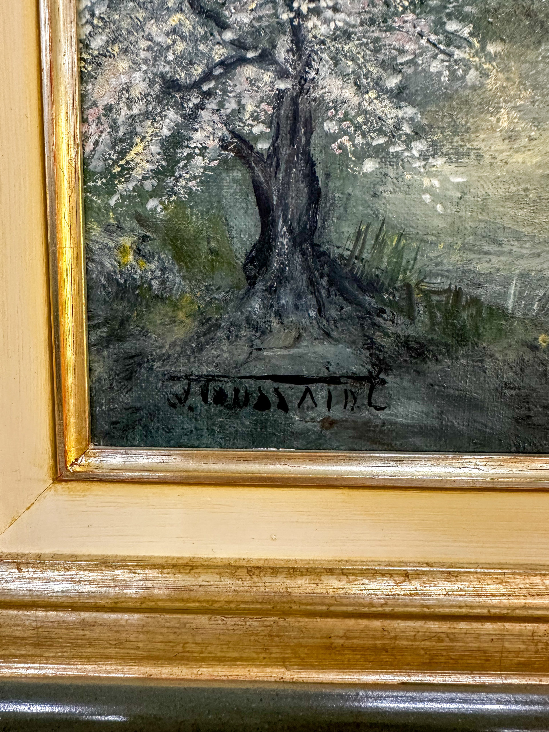 IMG_0421aurore morisse affaire conclue tableau fritz toussaint peintre belge bruxelles paysage décoration collection huile sur toile