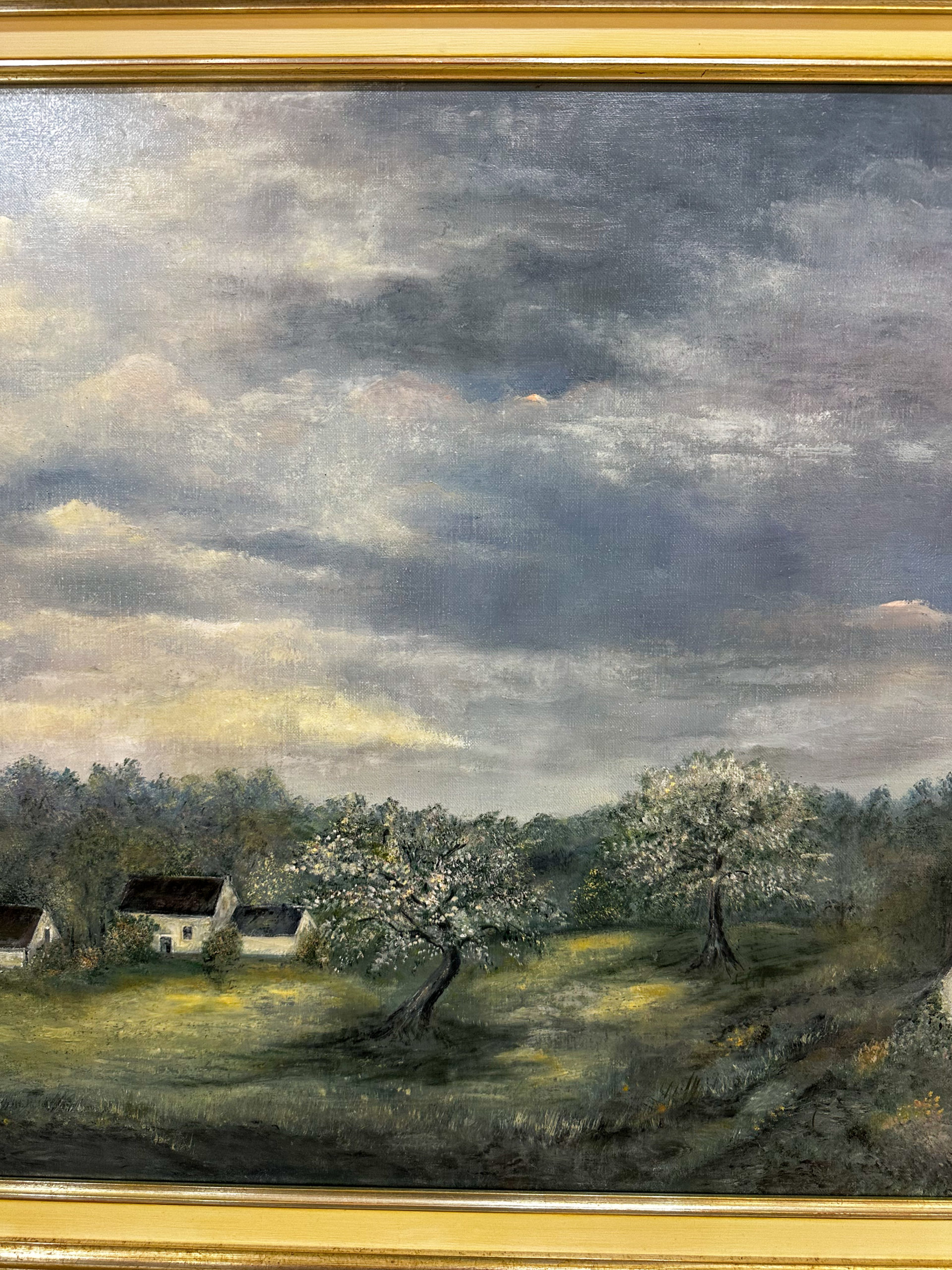 IMG_0422aurore morisse affaire conclue tableau fritz toussaint peintre belge bruxelles paysage décoration collection huile sur toile
