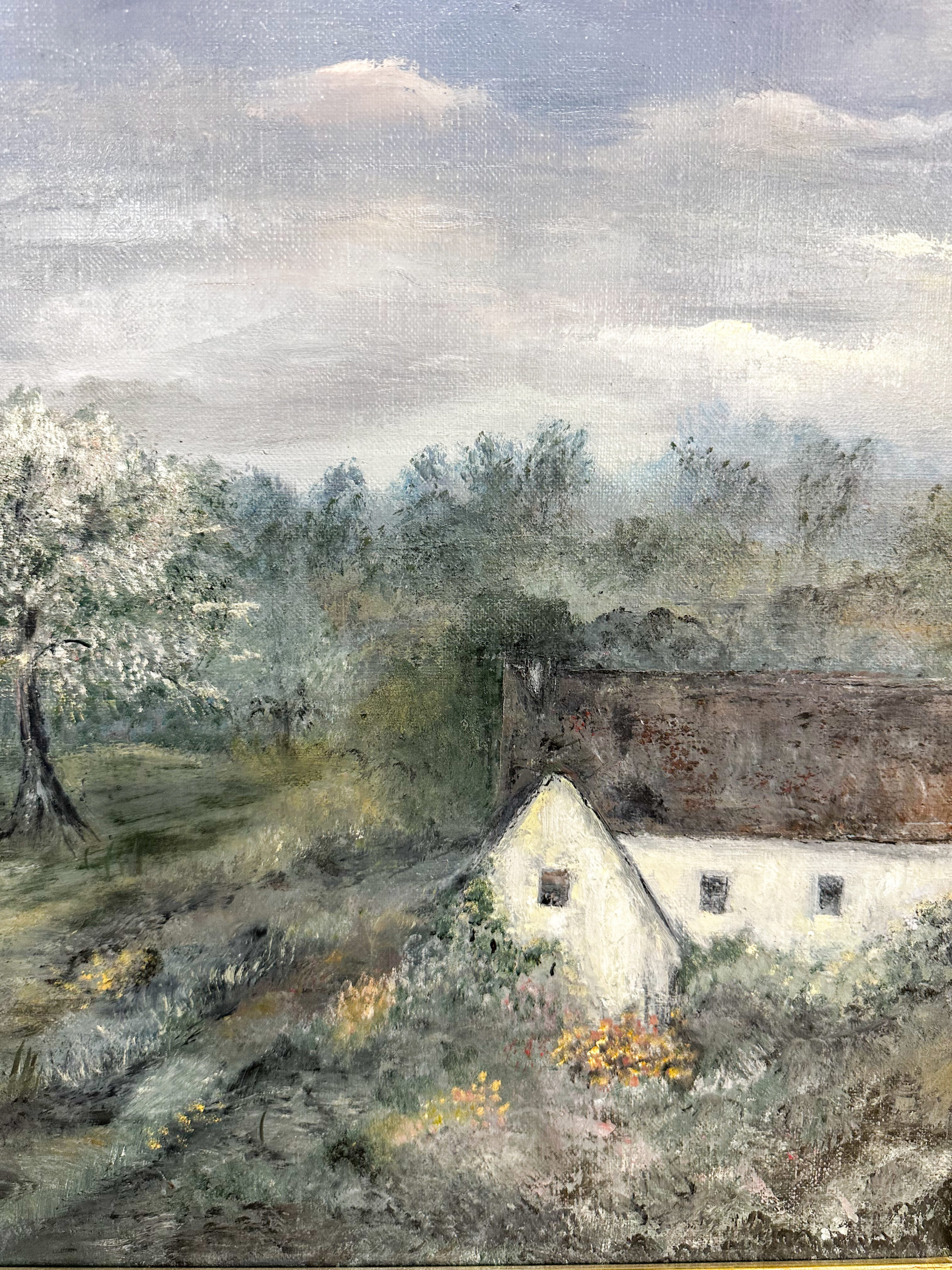 IMG_0424aurore morisse affaire conclue tableau fritz toussaint peintre belge bruxelles paysage décoration collection huile sur toile