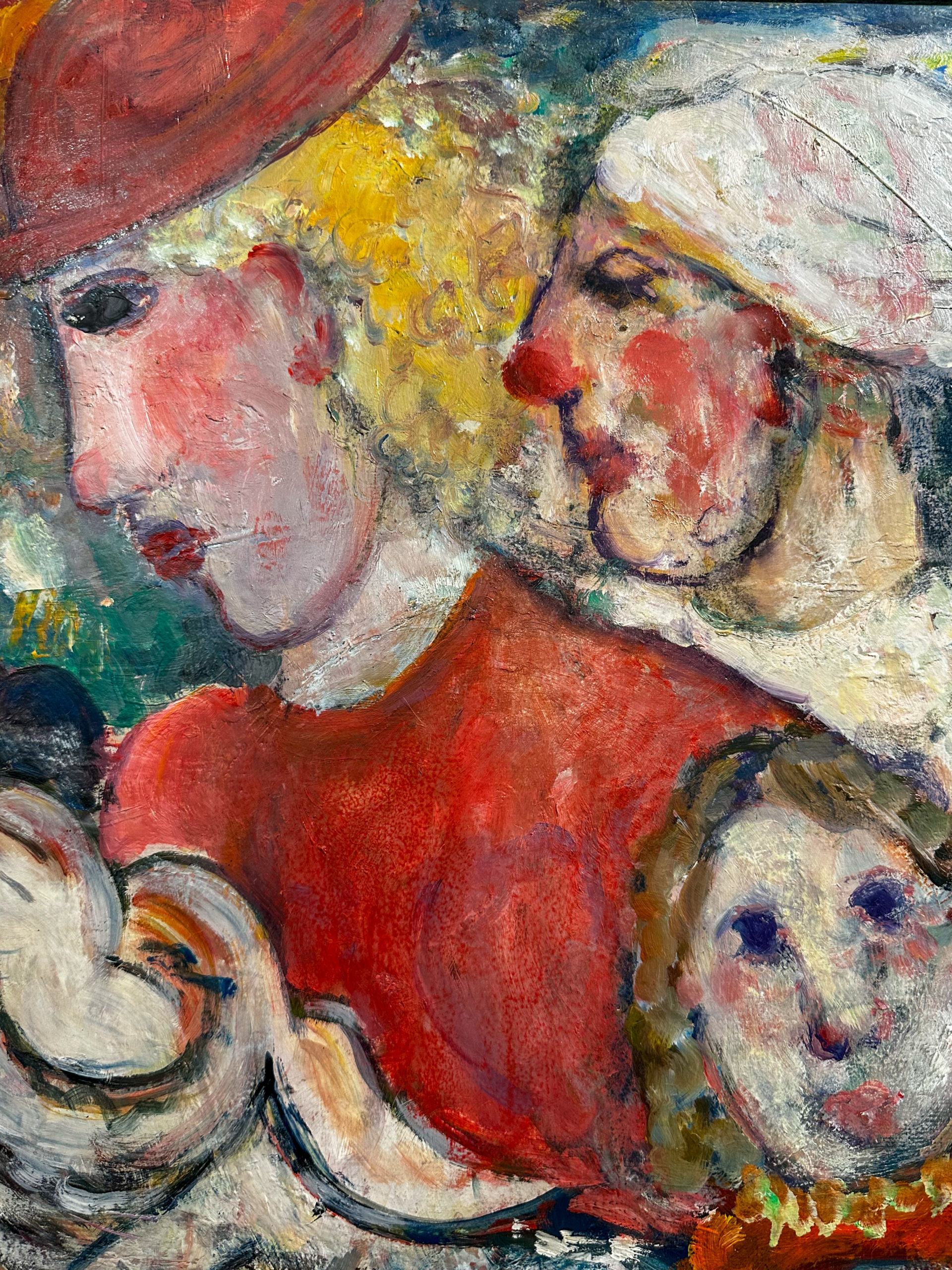 IMG_0810aurore morisse affaire conclue tableau marcel hocq peintre belge huile sur toile expressioniste naif couleurs 20e siècle poétique collection collectionneur