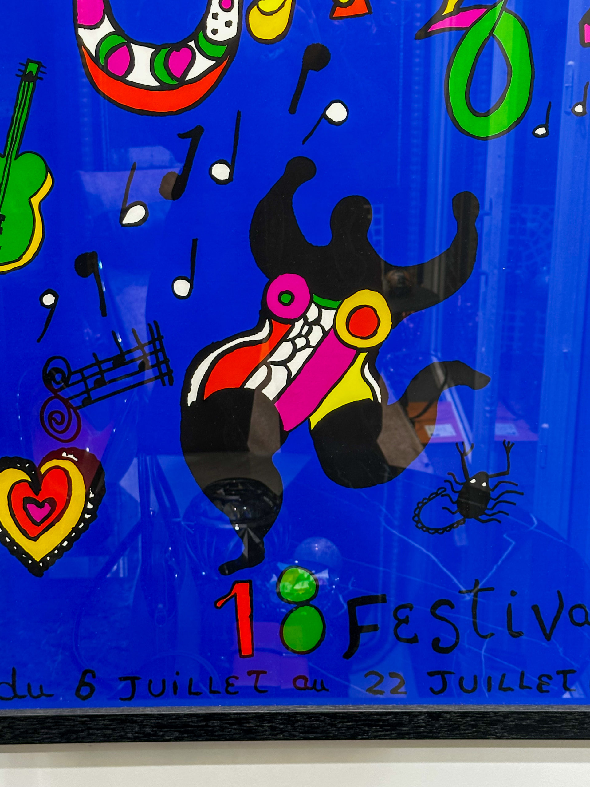 IMG_0816aurore morisse affaire conclue affiche offset nikki de saint phalle festival de montreux jazz années 80 france suisse décoration collectionneur