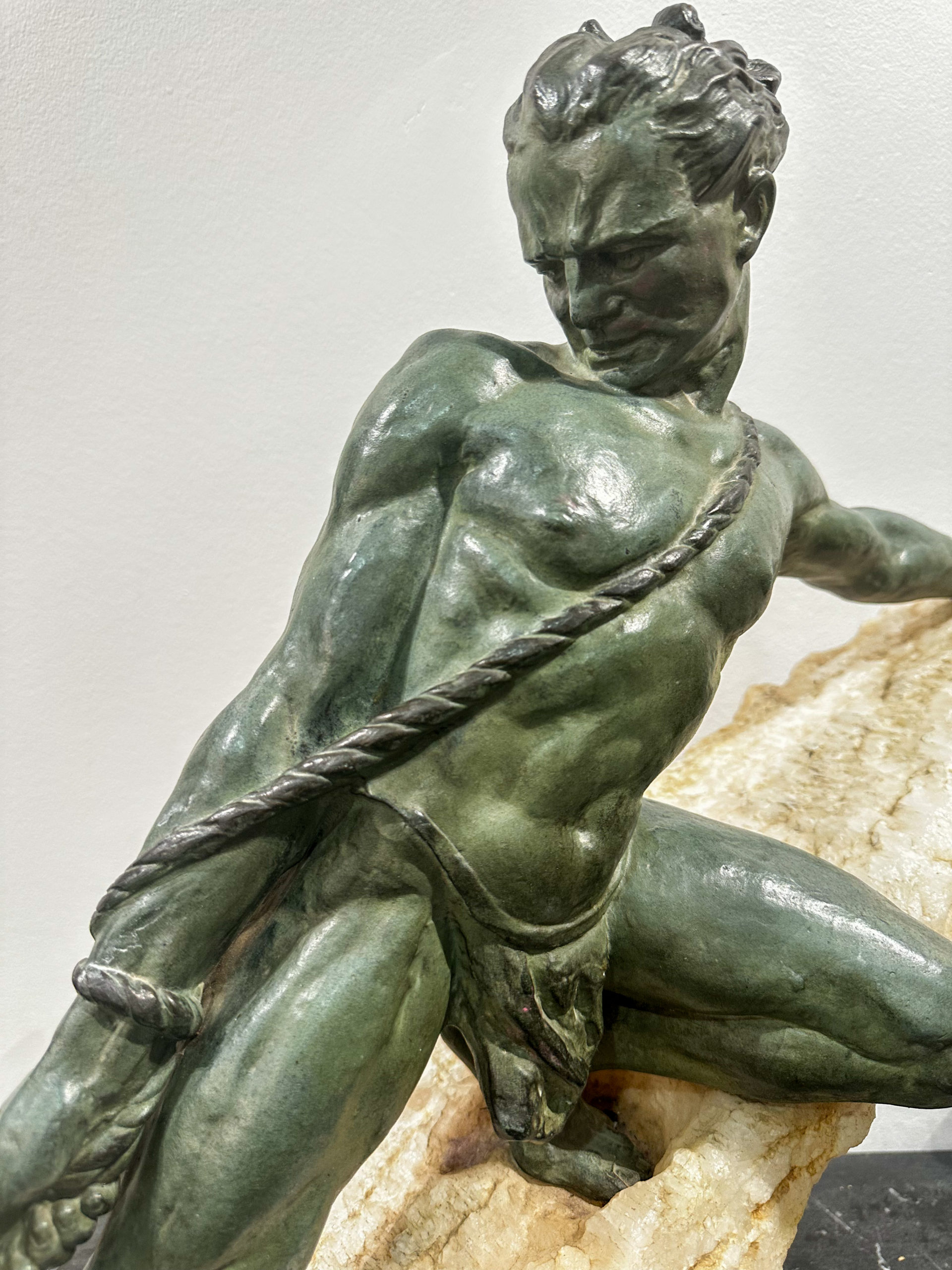 IMG_0912aurore morisse affaire conclue sculpture art déco bronze pierre raphael papa années 30 20e siècle grand format collection collectionneur