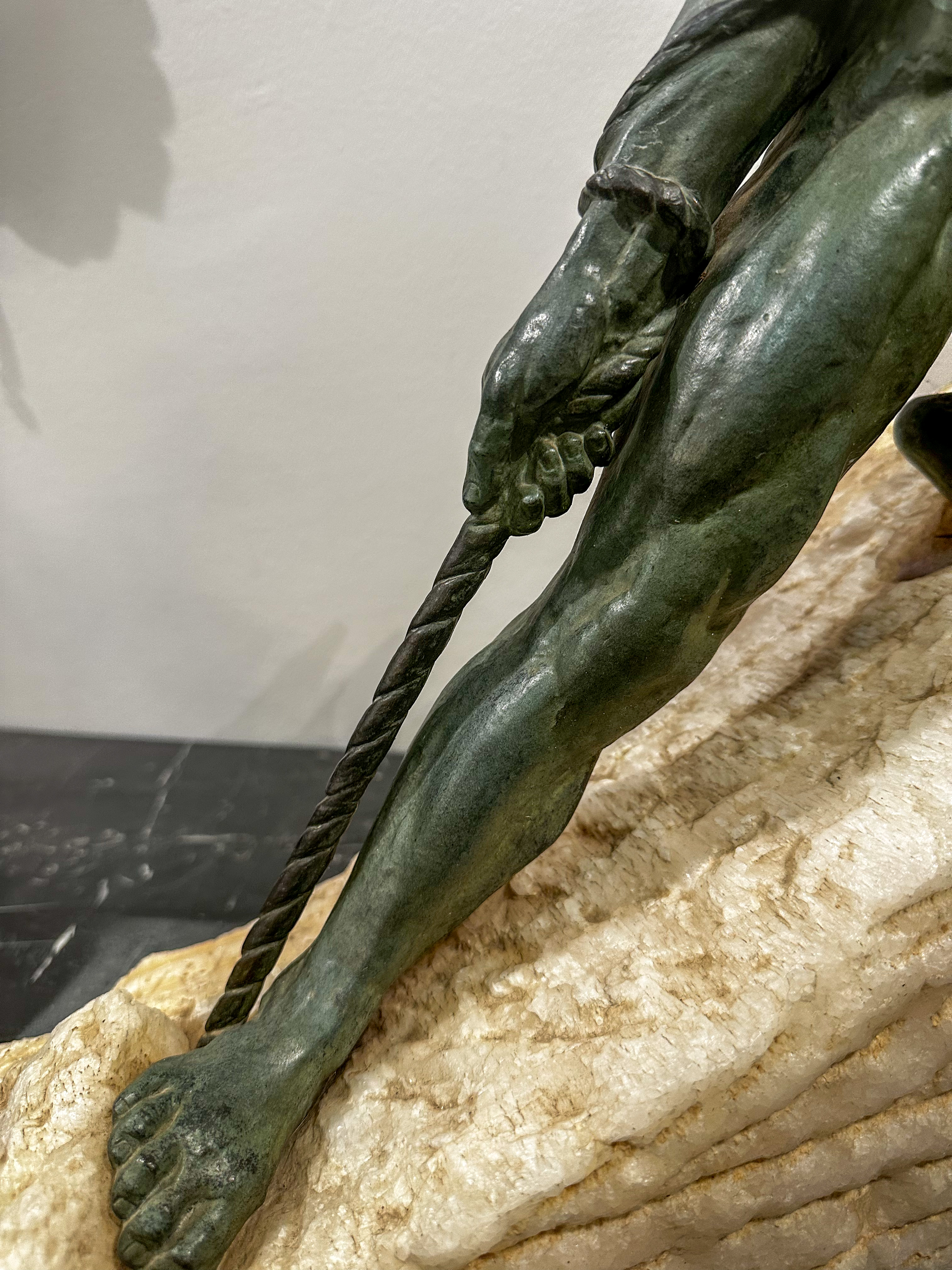 IMG_0913aurore morisse affaire conclue sculpture art déco bronze pierre raphael papa années 30 20e siècle grand format collection collectionneur