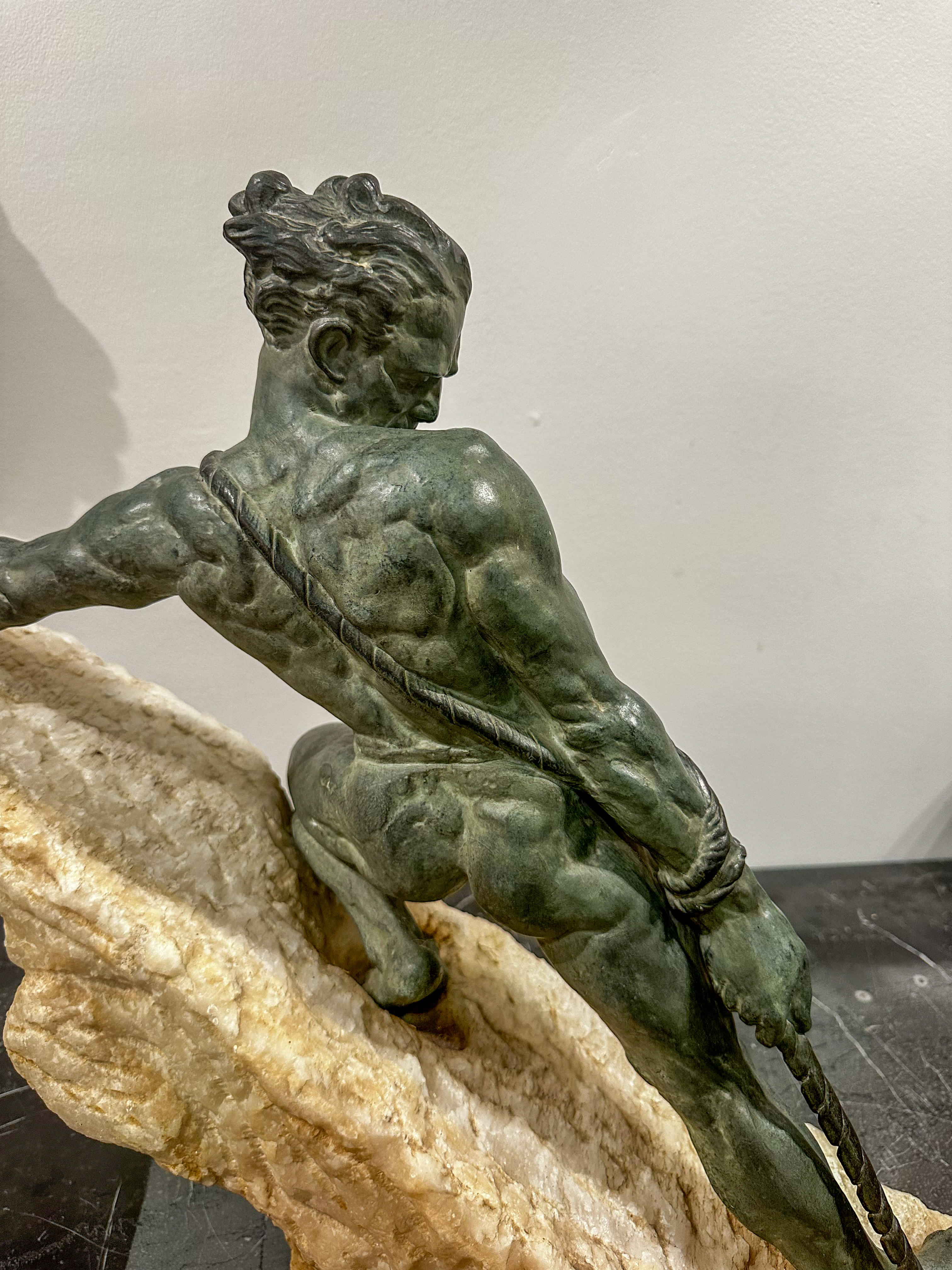 IMG_0917aurore morisse affaire conclue sculpture art déco bronze pierre raphael papa années 30 20e siècle grand format collection collectionneur